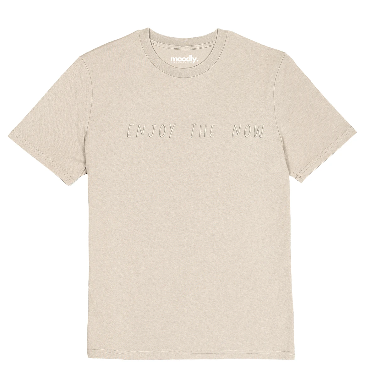 ENJOY THE NOW siuvinėti marškinėliai