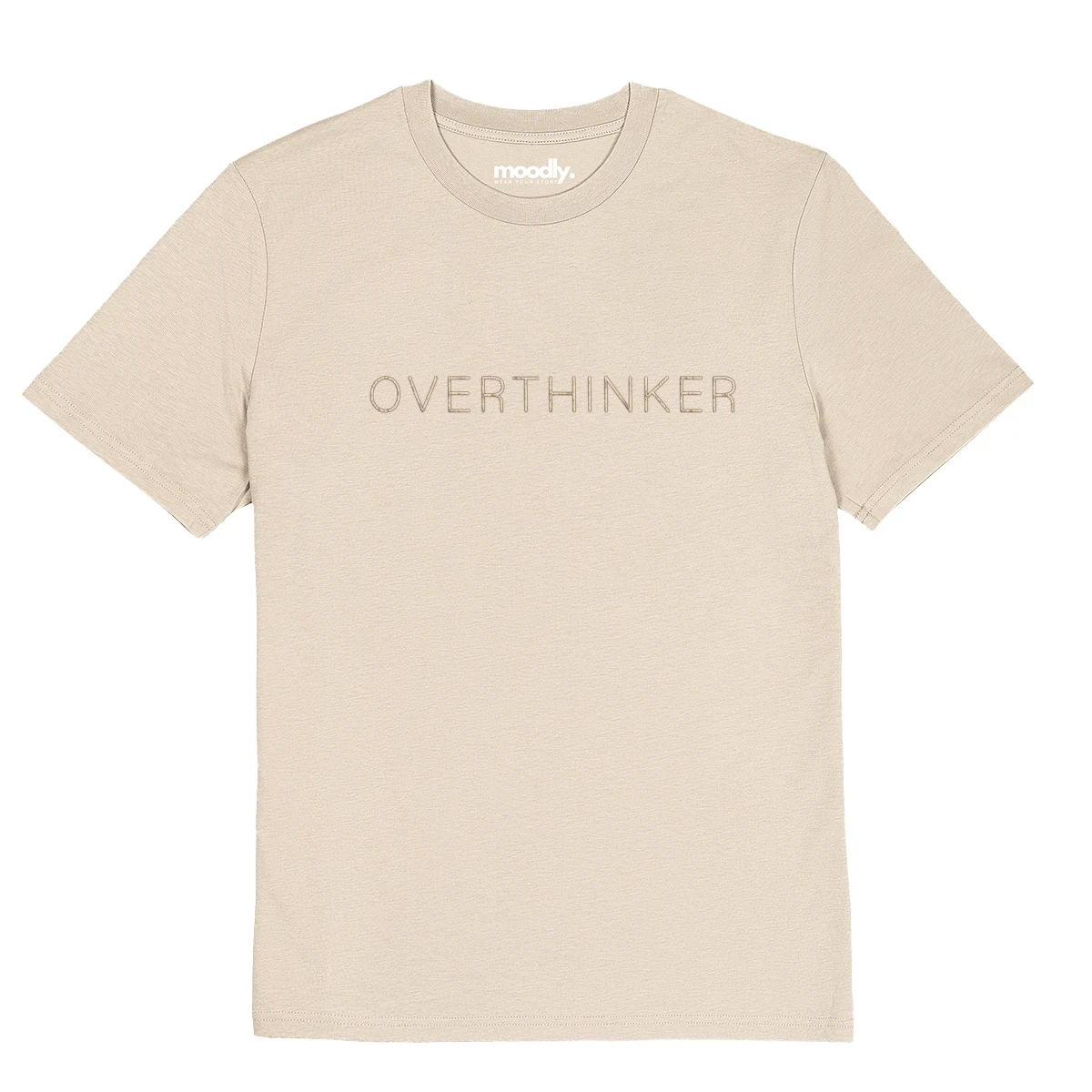 OVERTHINKER siuvinėti marškinėliai