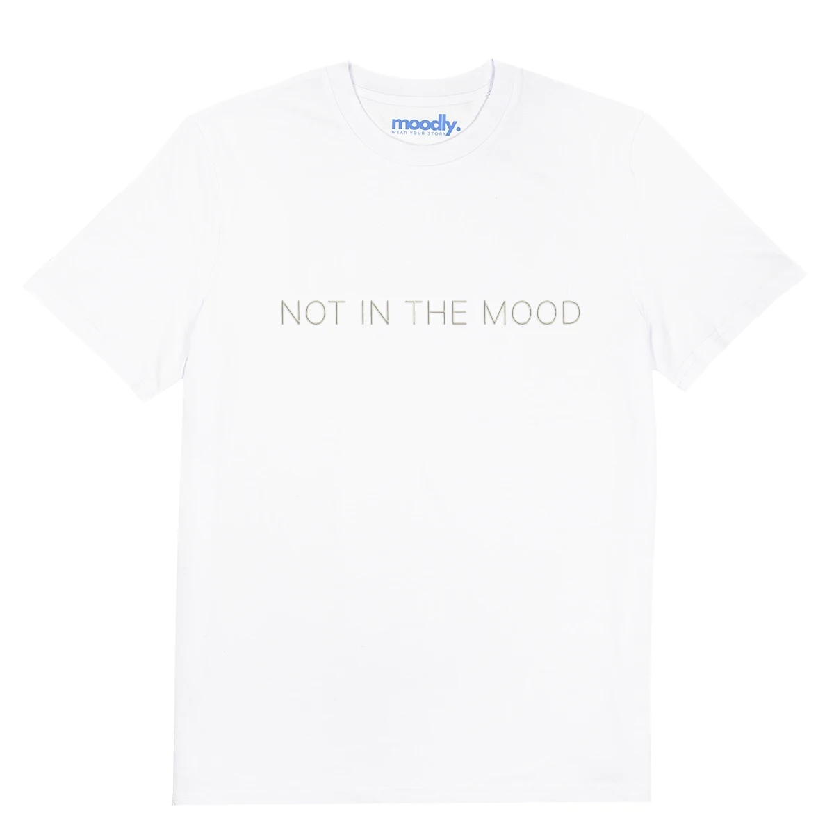 NOT IN THE MOOD siuvinėti marškinėliai