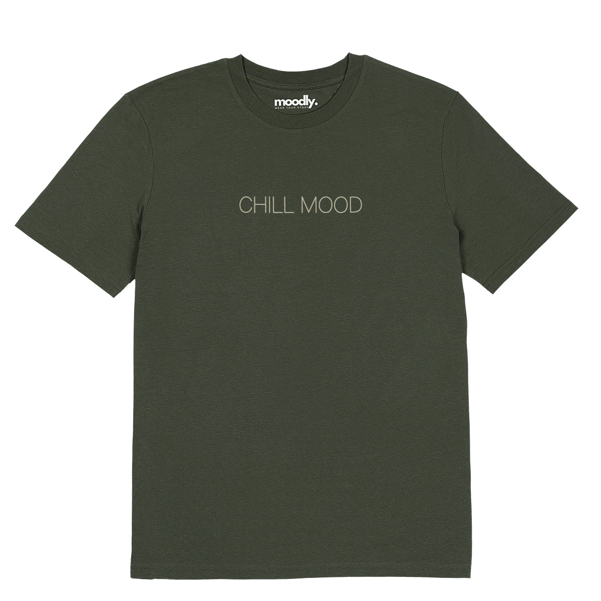 CHILL MOOD siuvinėti marškinėliai