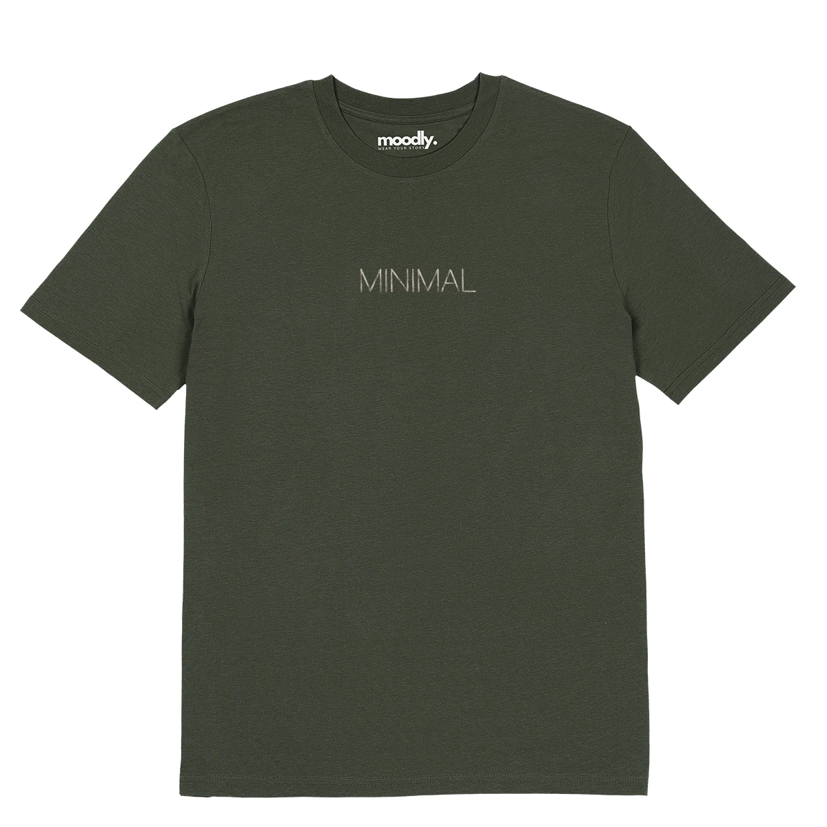 MINIMAL siuvinėti marškinėliai