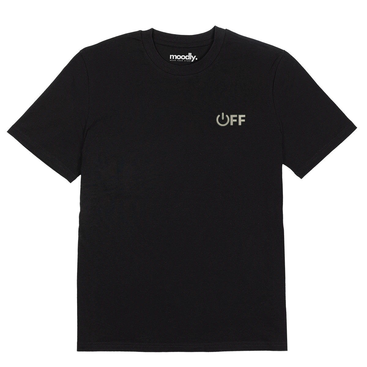 OFF siuvinėti marškinėliai