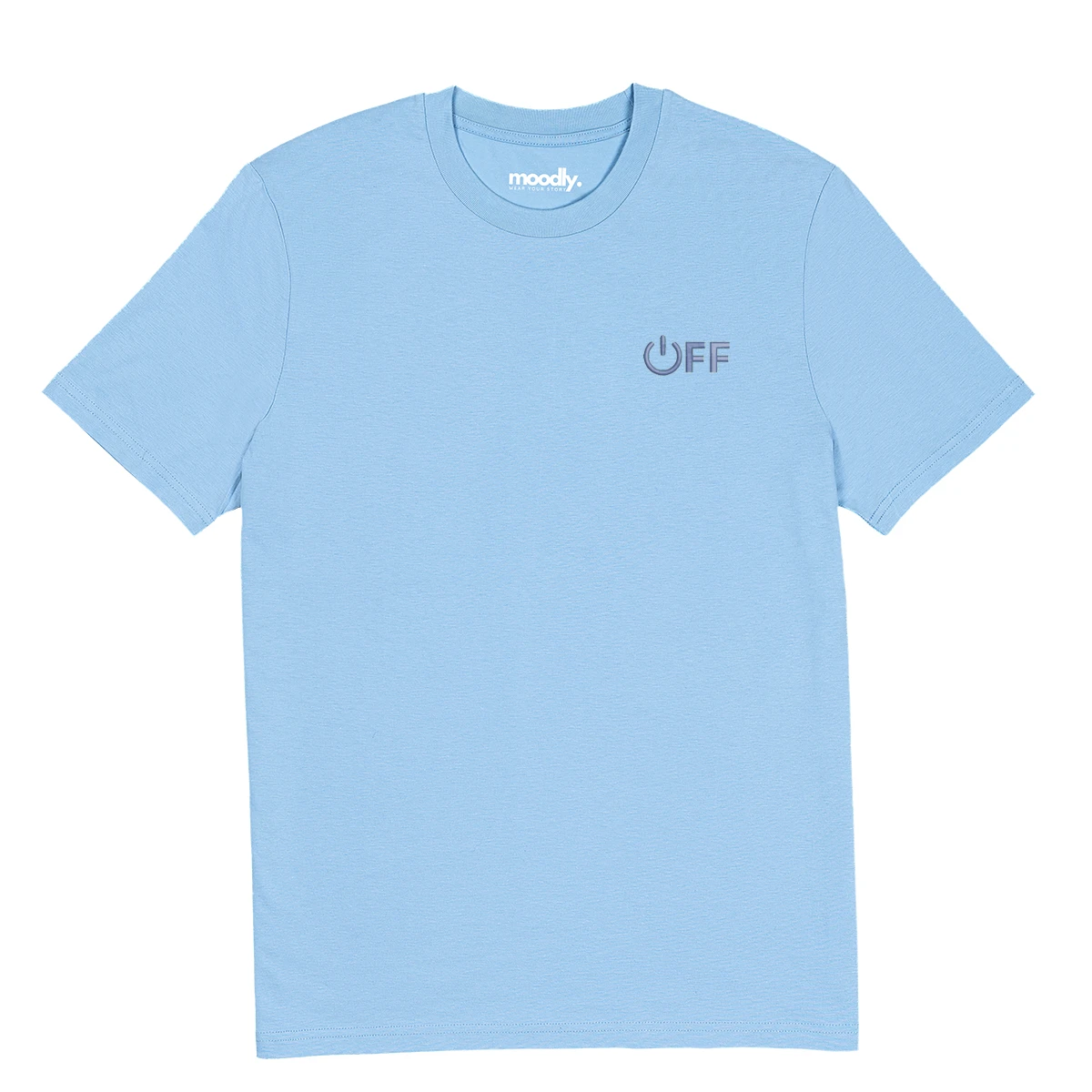 OFF siuvinėti marškinėliai