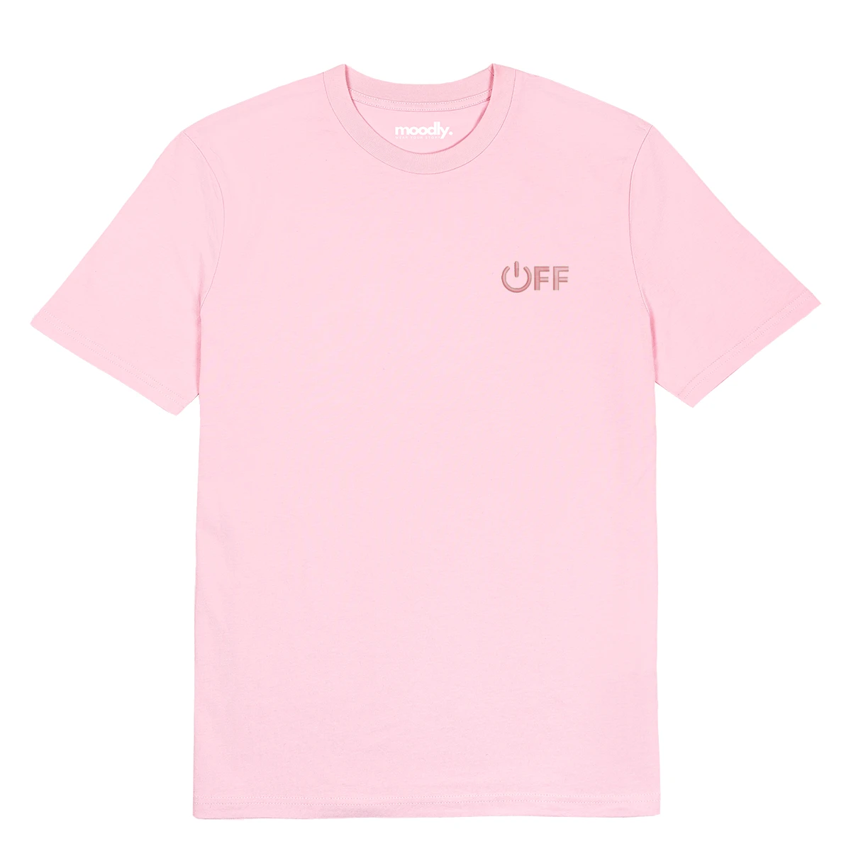 OFF siuvinėti marškinėliai