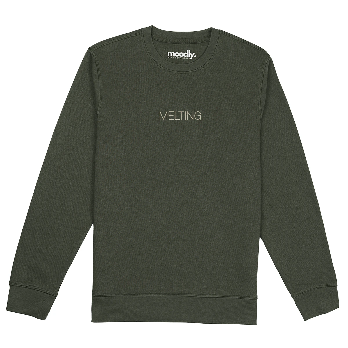 MELTING siuvinėtas džemperis