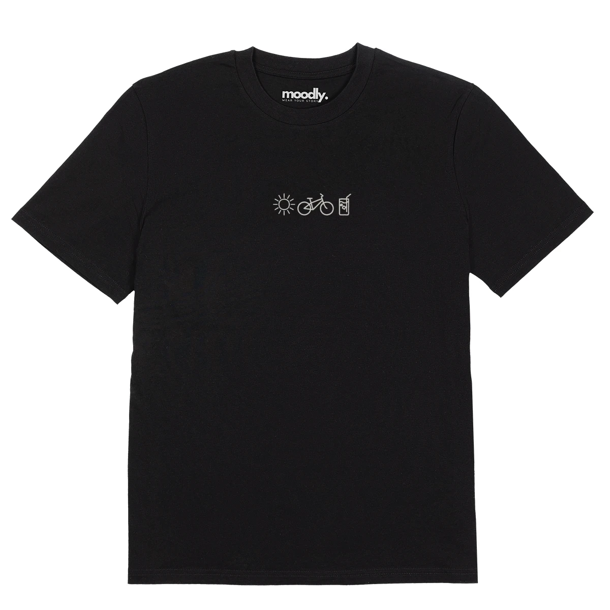 3 elementai siuvinėti marškinėliai