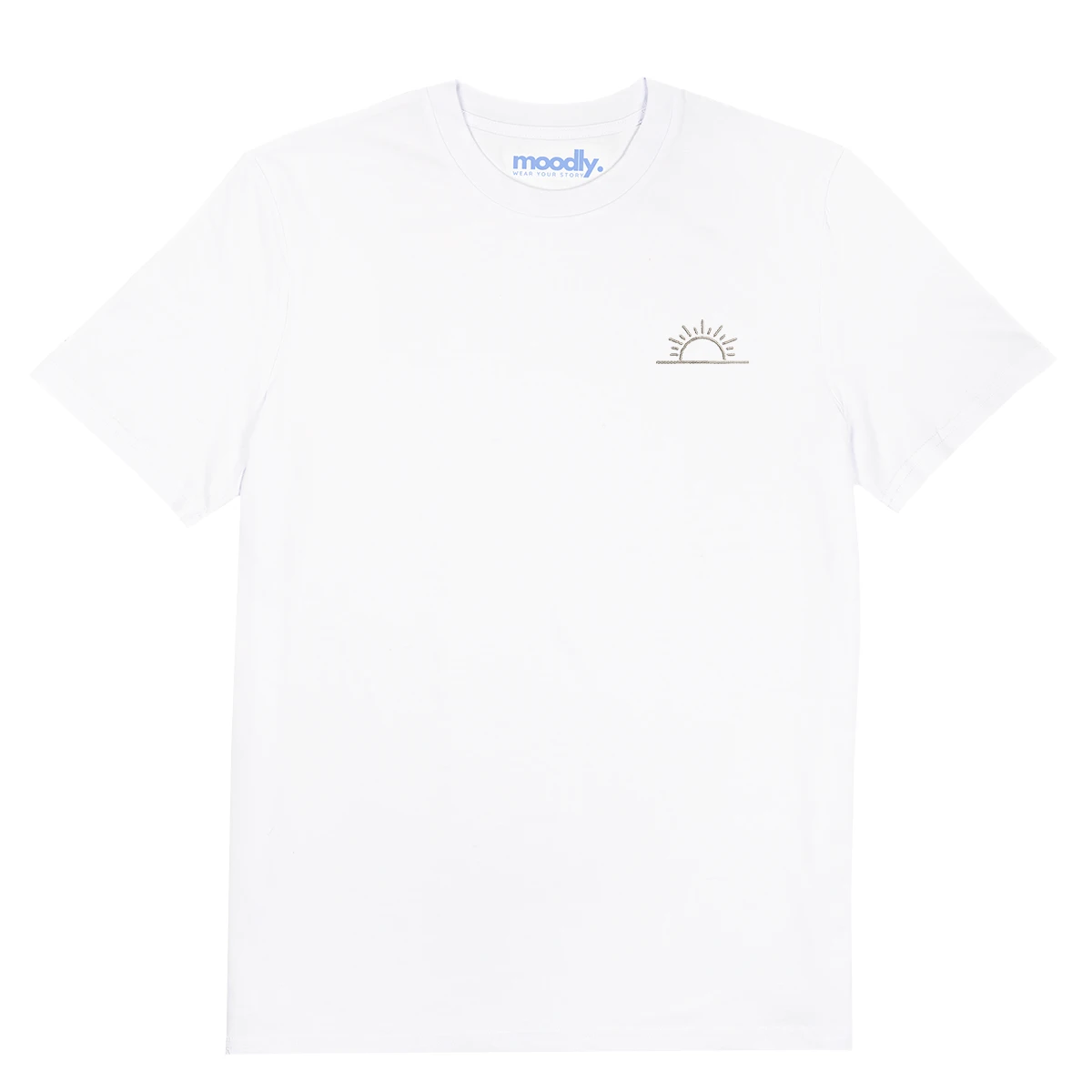 Saulė siuvinėti marškinėliai