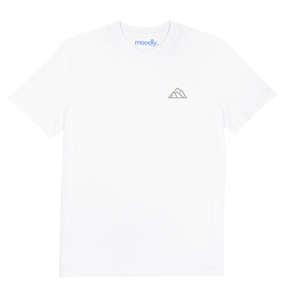 Kalnai siuvinėti marškinėliai