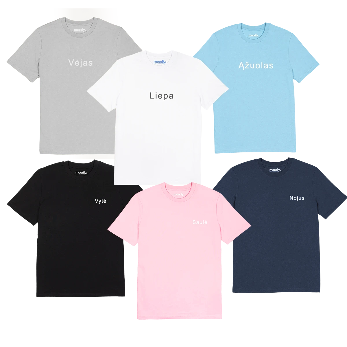 Vardiniai marškinėliai mokyklai