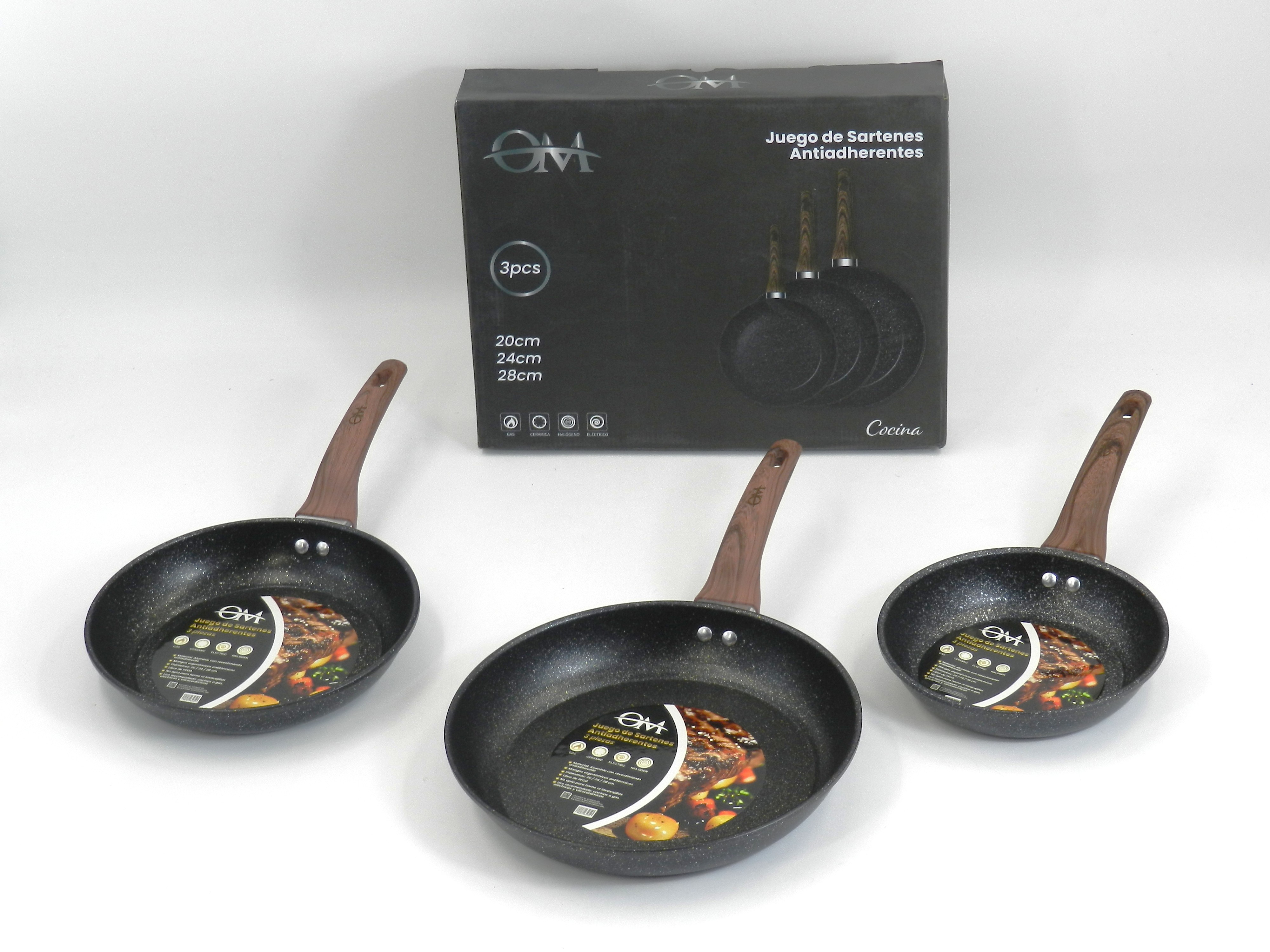 Juego de Sartenes Antiadherentes
