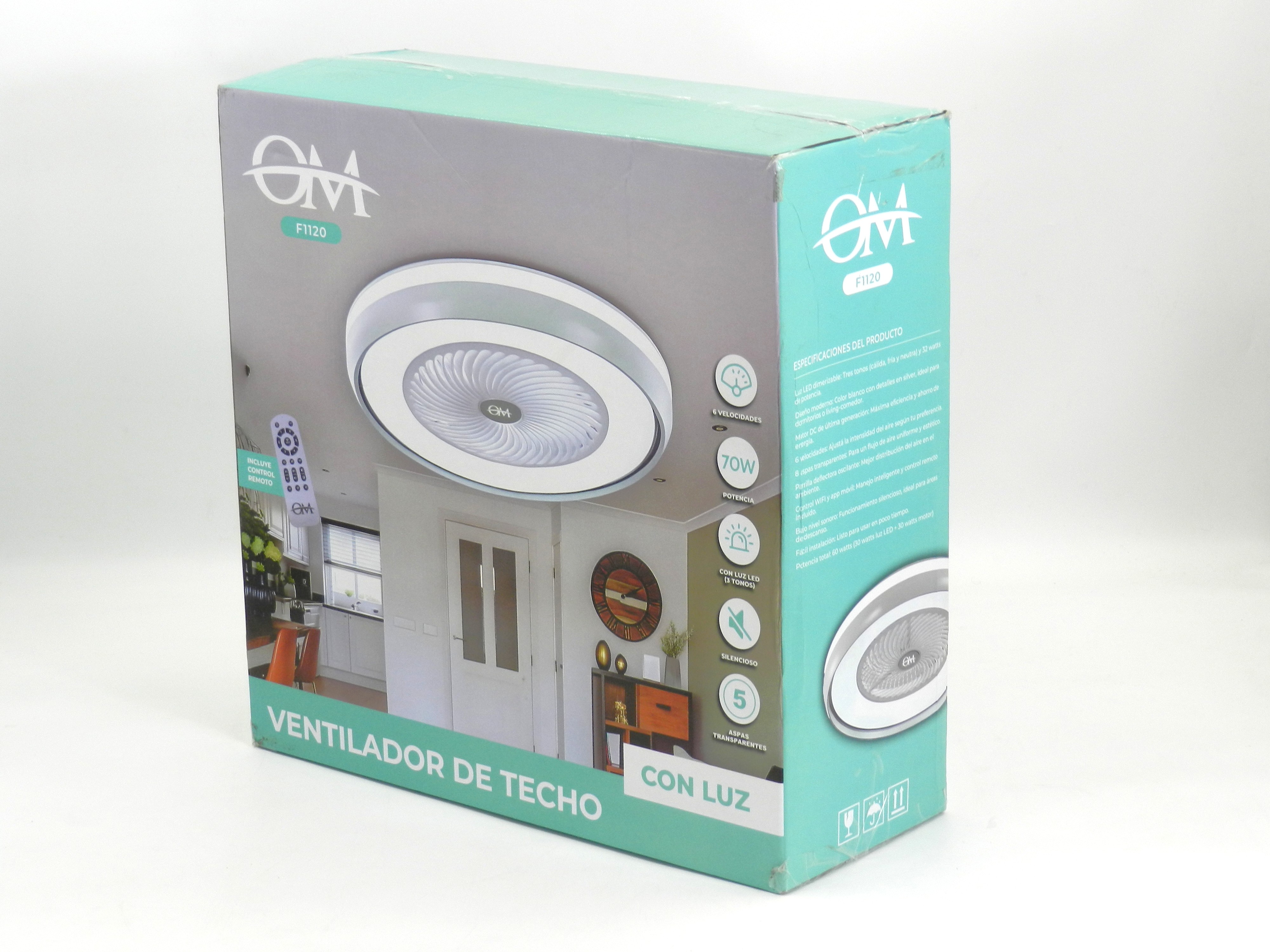 Ventilador de Techo LED
