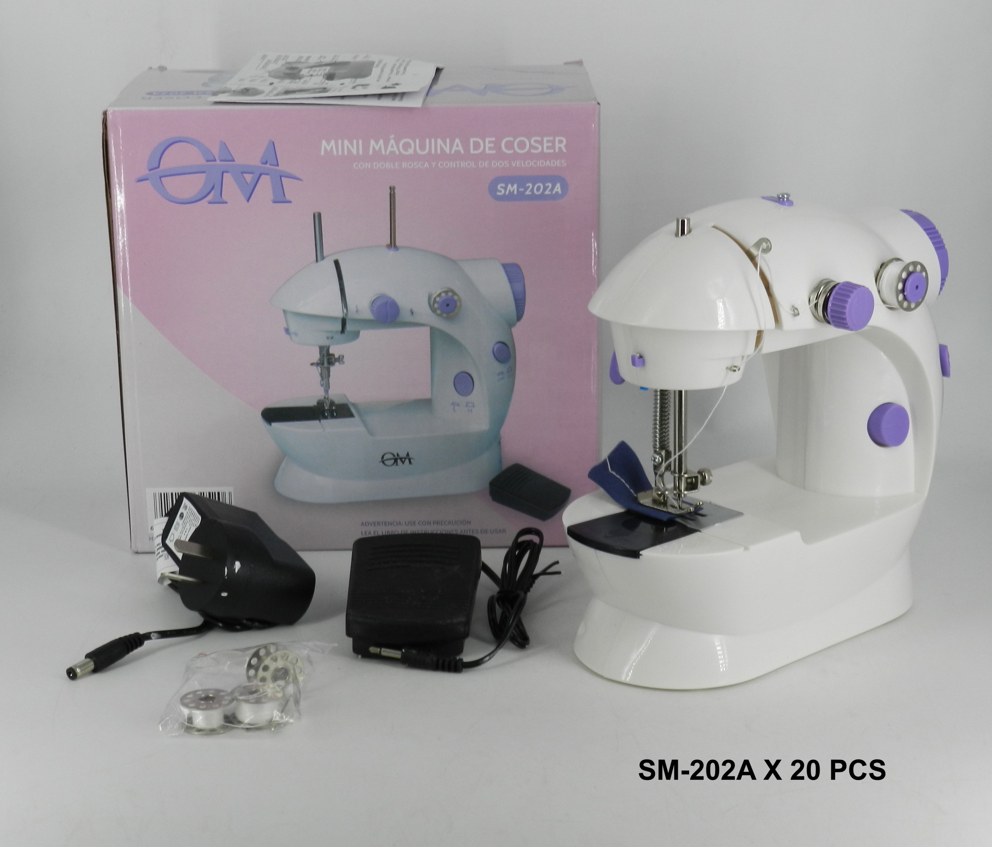 Mini Máquina de Coser OM SM-202A
