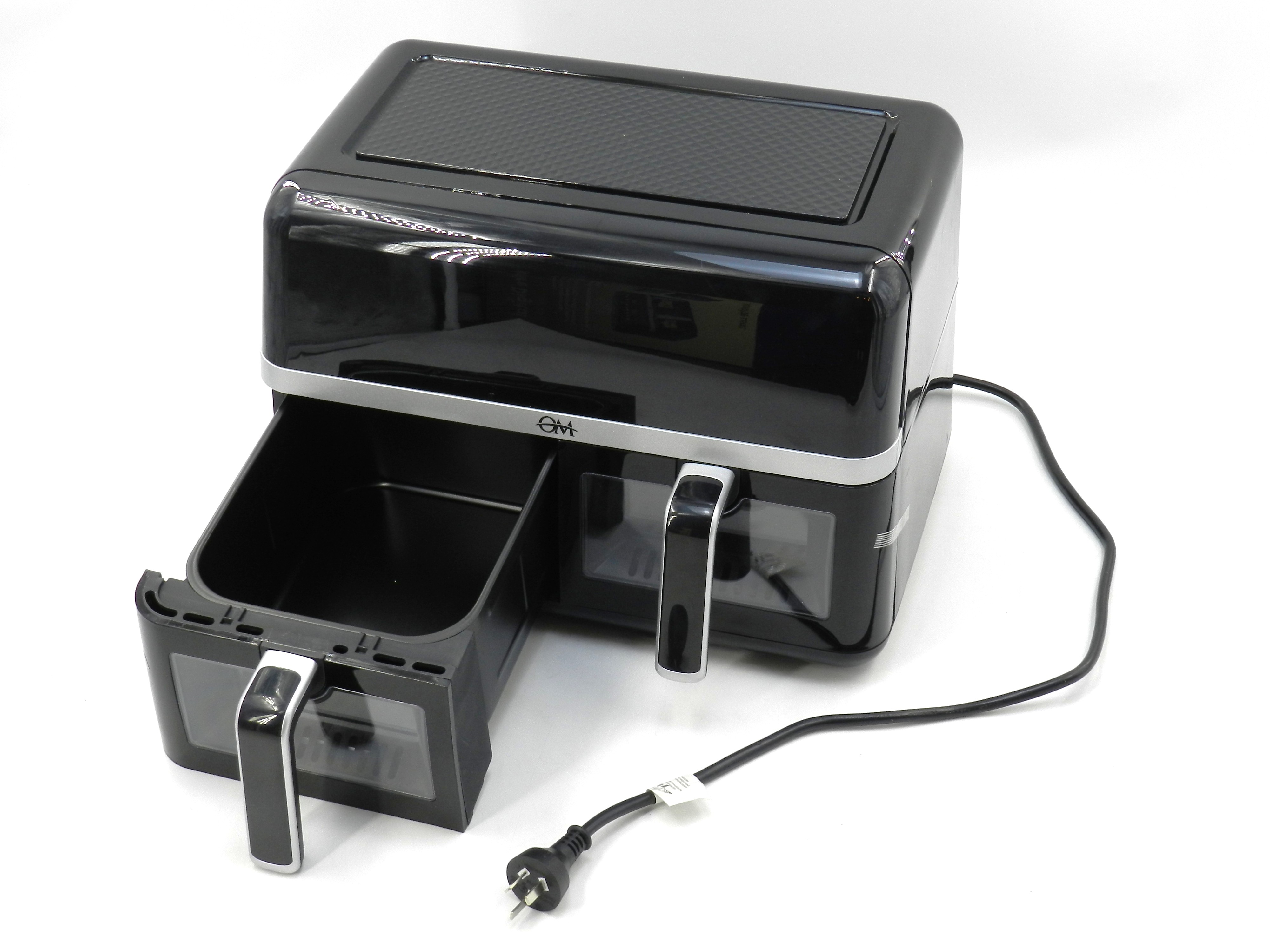 Freidora De Aire Digital Doble OM-055A 10L 2800w Dual Basket