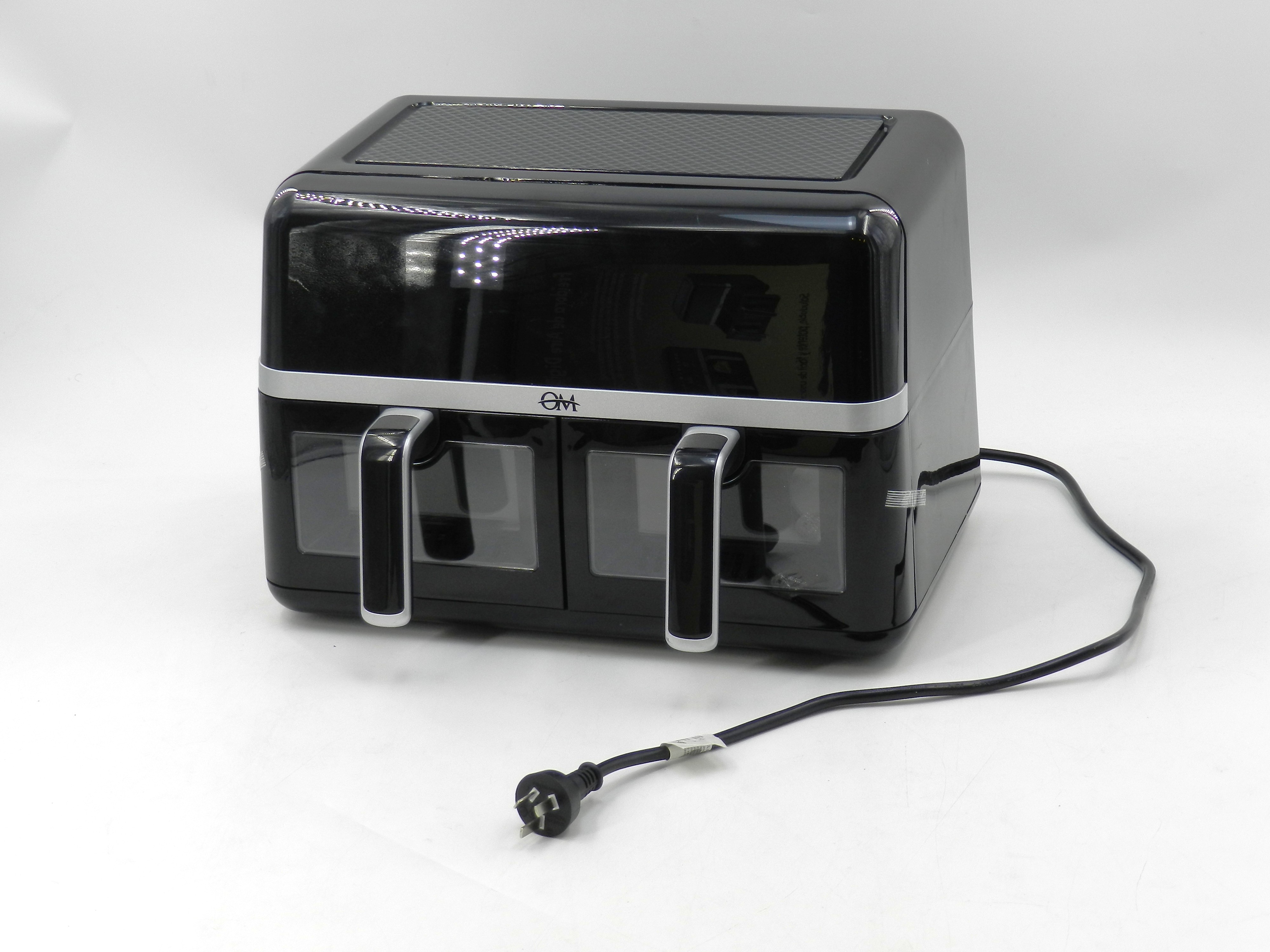 Freidora De Aire Digital Doble OM-055A 10L 2800w Dual Basket