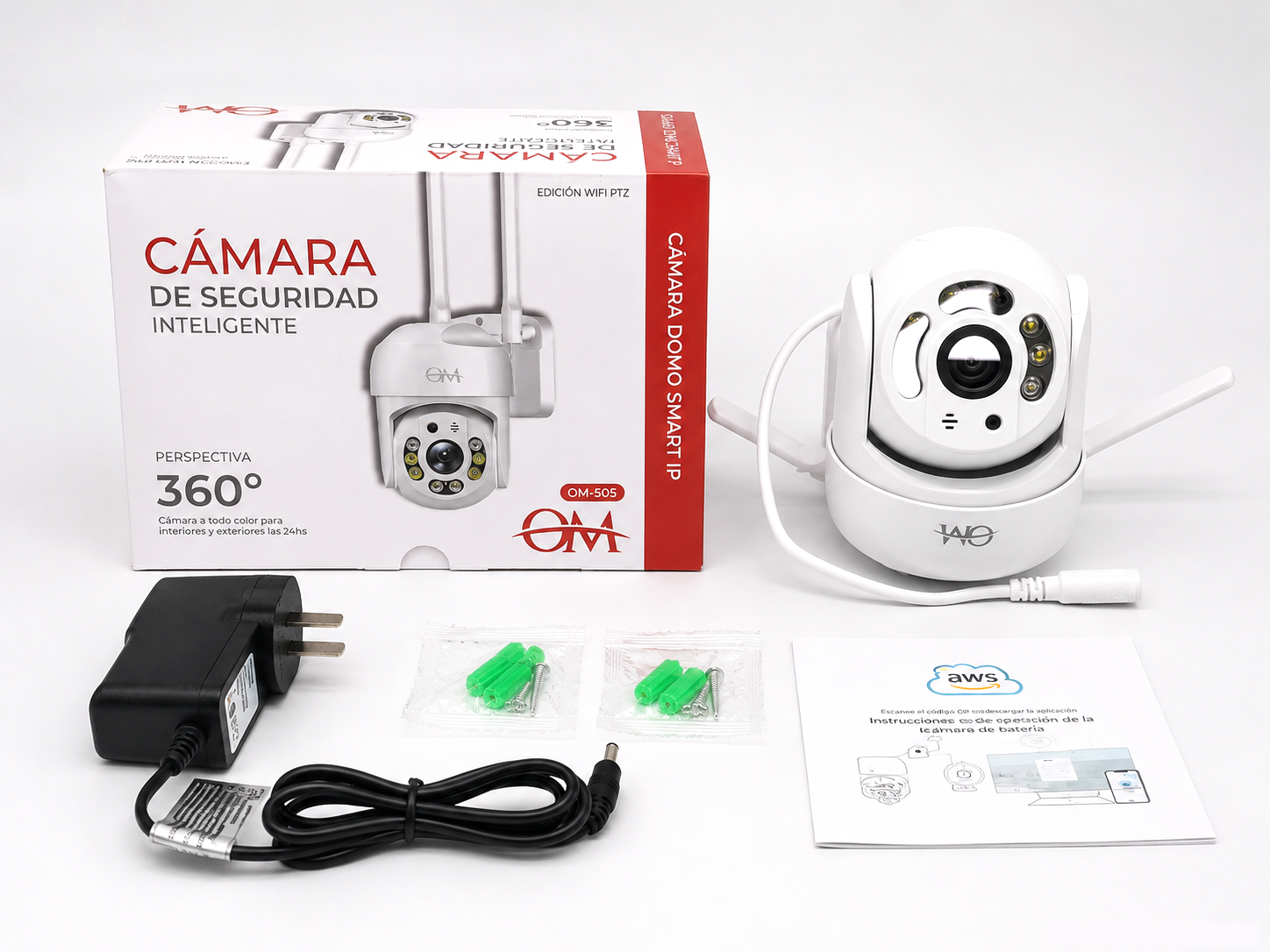 Cámara de Seguridad Inteligente Domo Smart IP OM-505