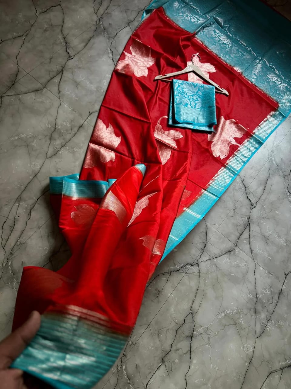 BANARASI SEMI KATAN SILK DYED SAREES