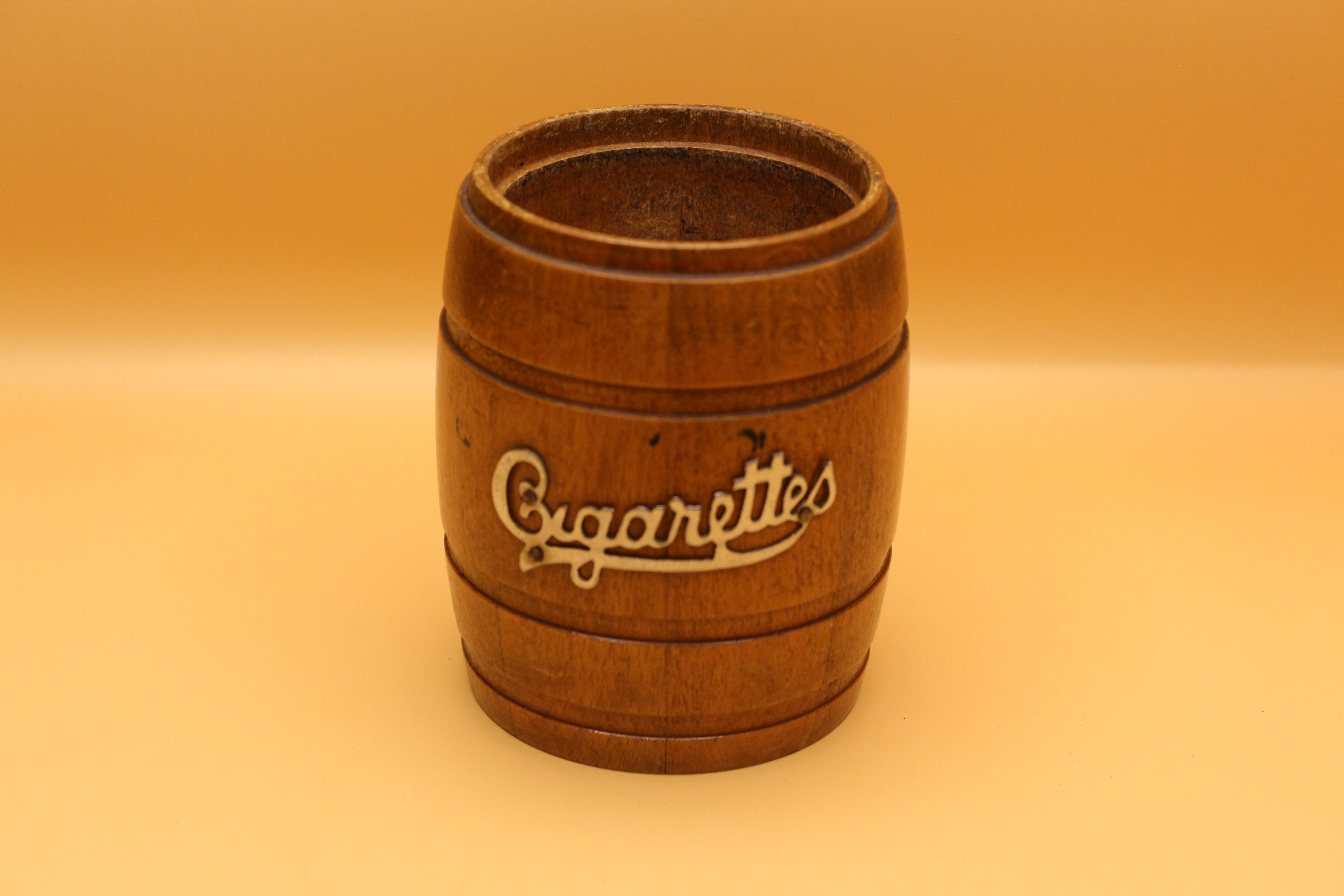 1940's Antique 'Smoking Barrel' Wooden Cigarette Holder
