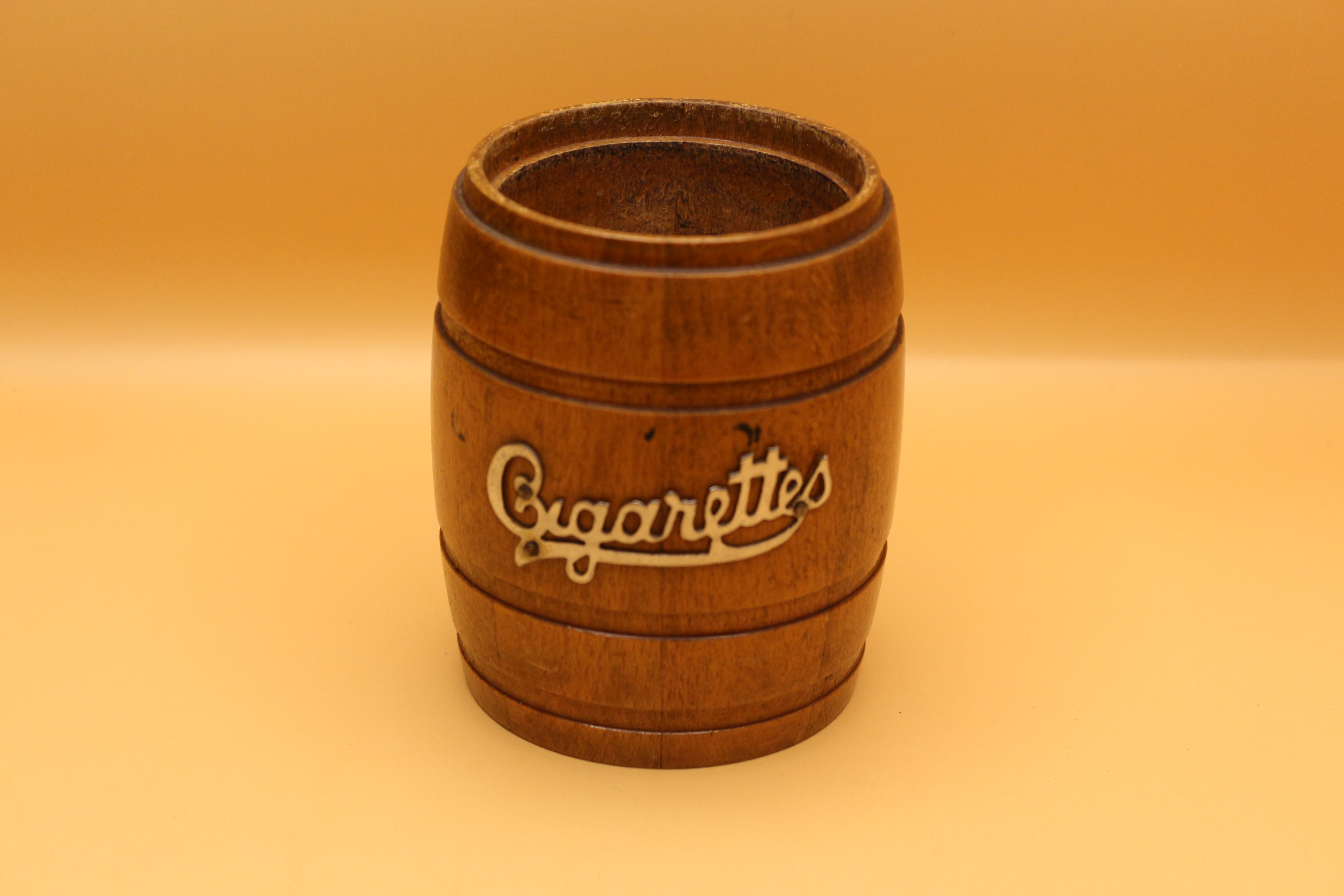 1940's Antique 'Smoking Barrel' Wooden Cigarette Holder