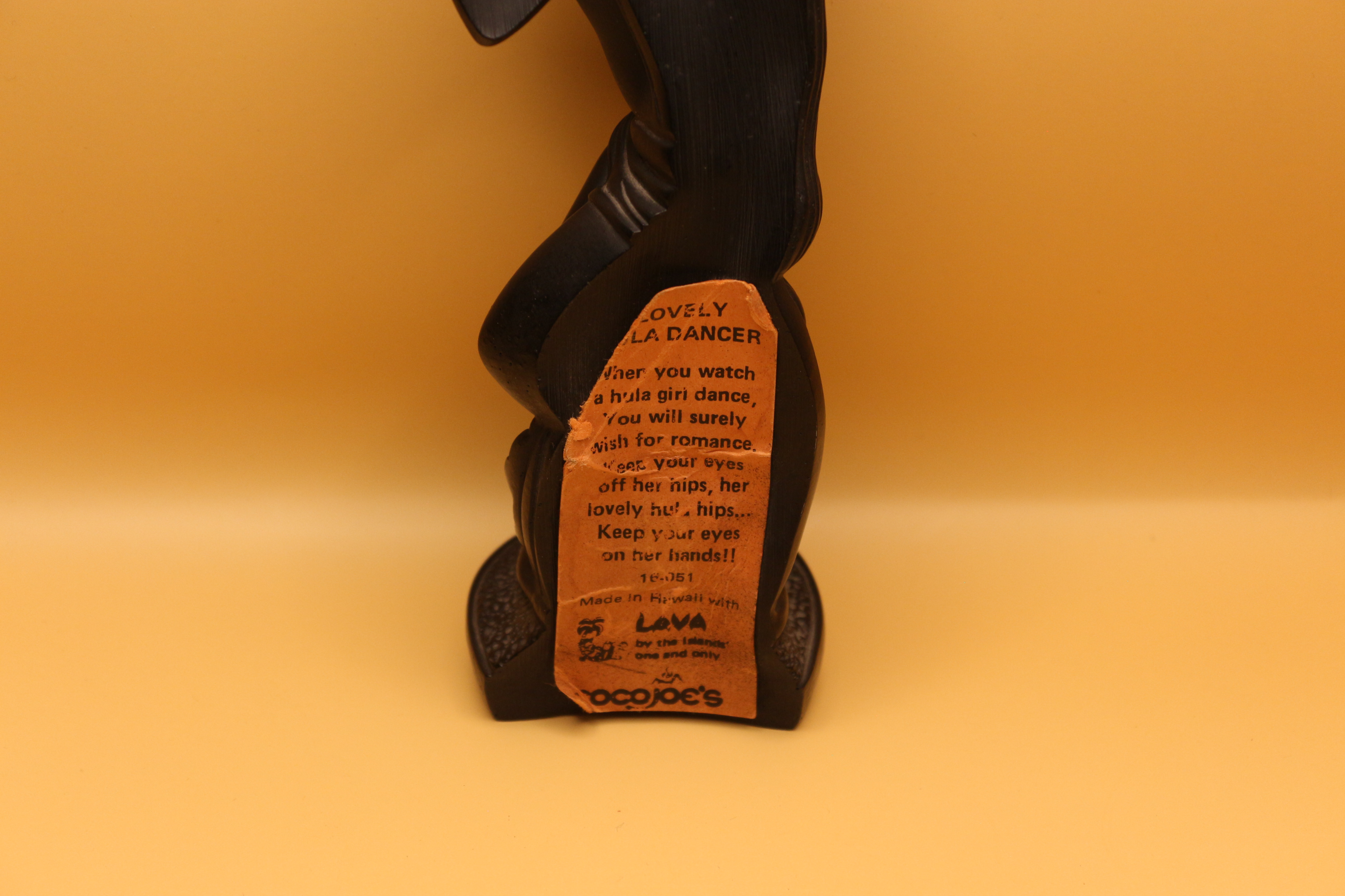 Genuine Original 1970's CocoJoe's Hawaiian Lava Made 'Hula Dancer' a rarity!