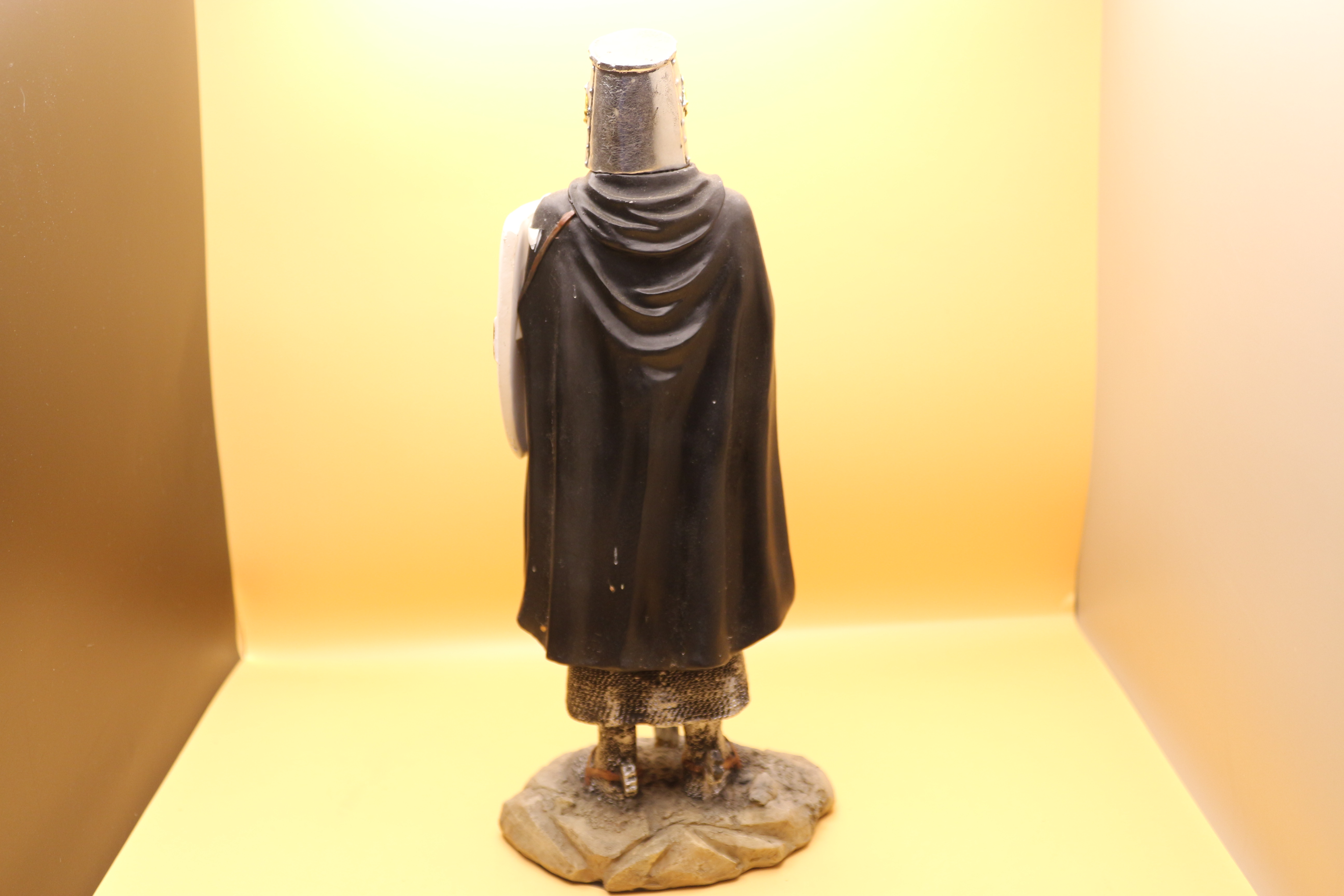 'Knight on Guard' Resin Made English Knight ~ About One Foot Tall!
