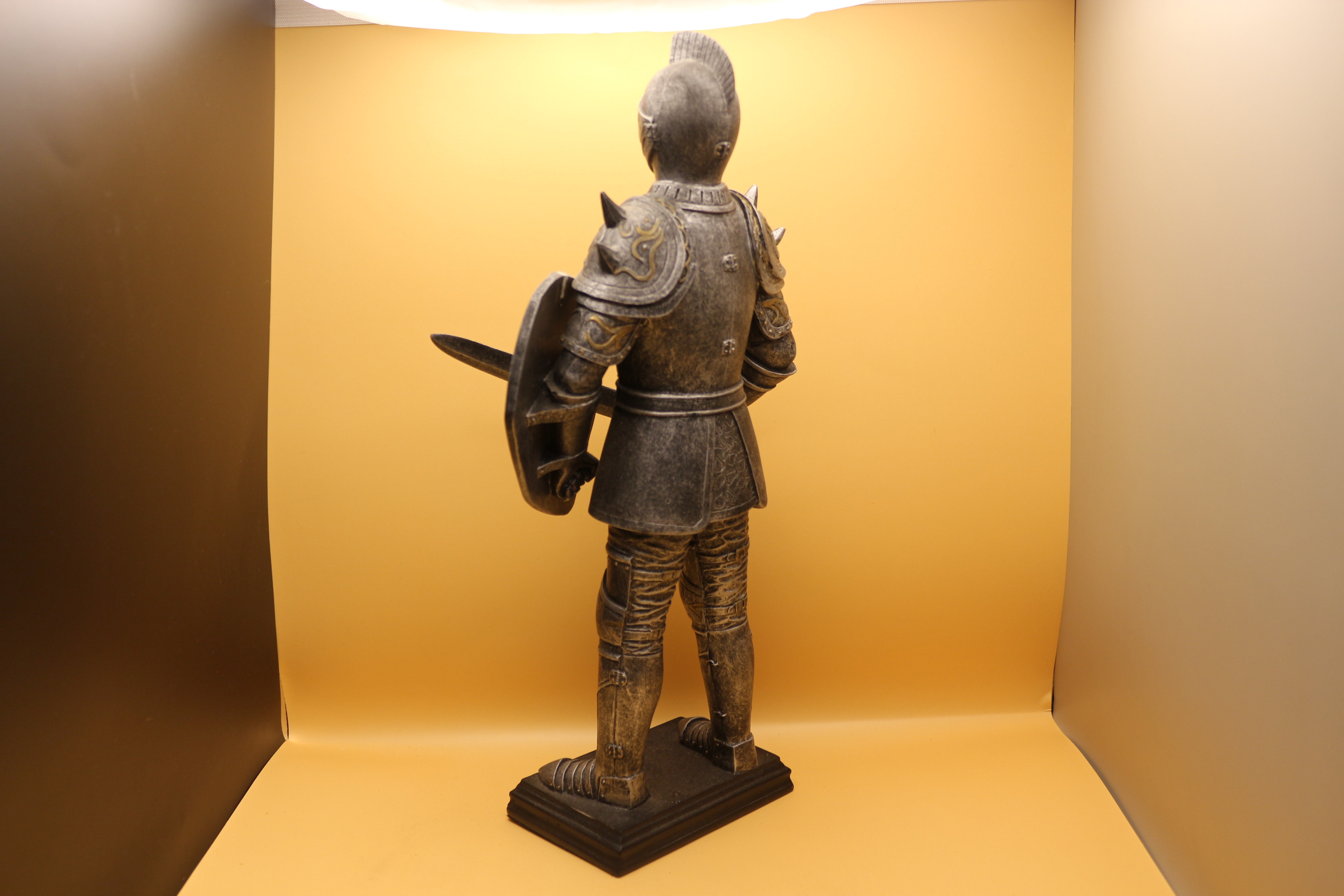 'Knight on Guard' No2 Resin Made English Knight ~ Over One Foot Tall!