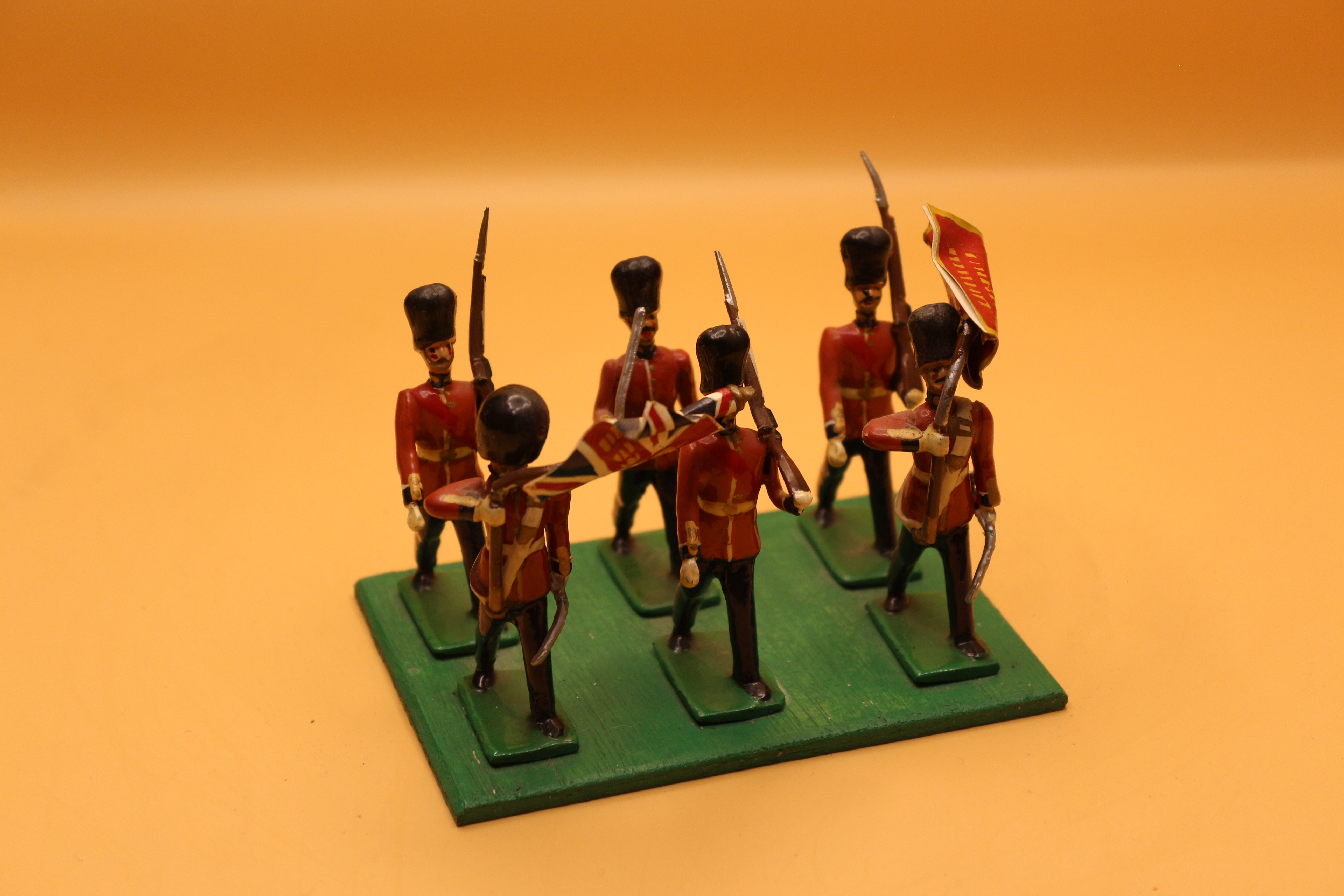A Platoon Of Scots Guards On March!