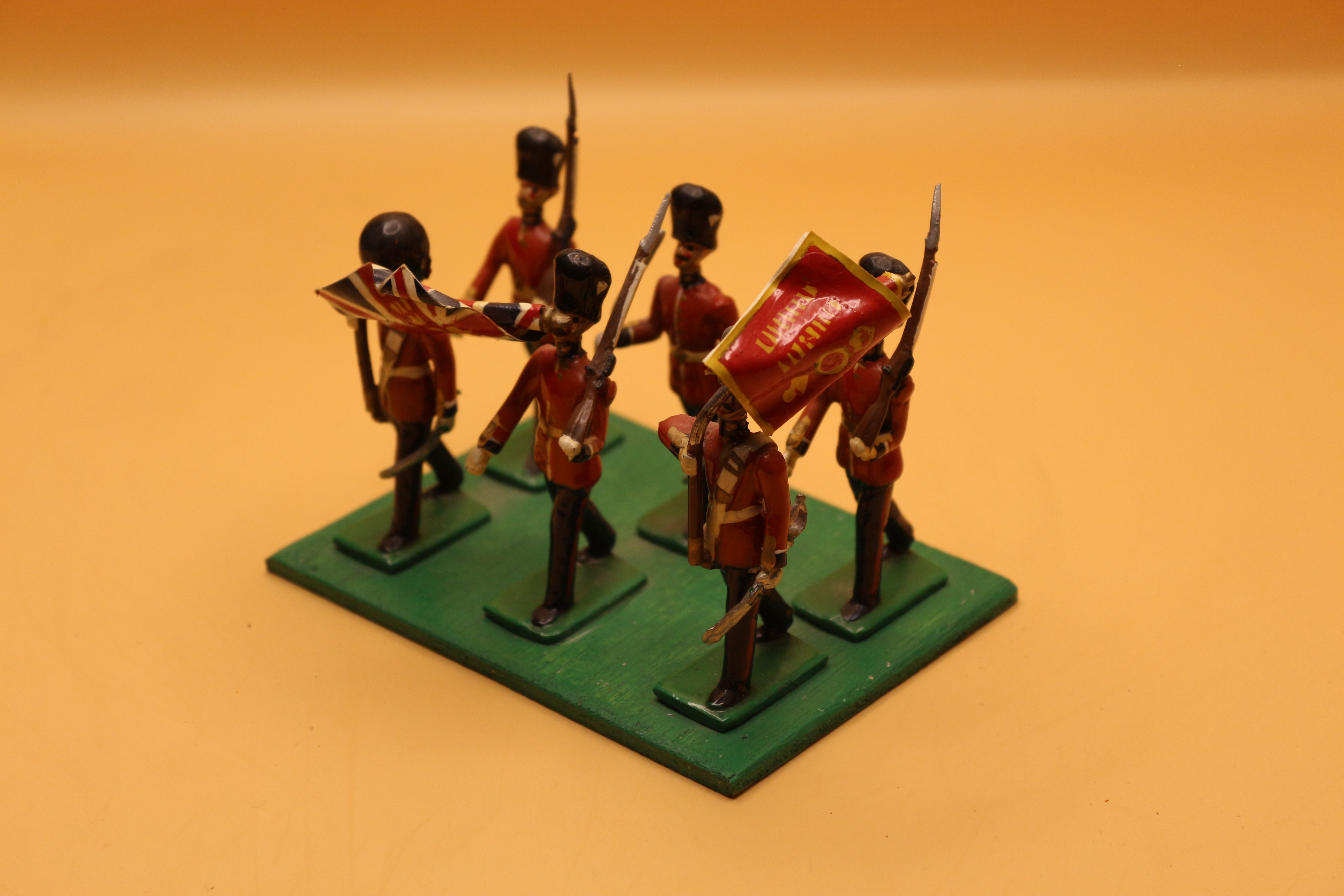 A Platoon Of Scots Guards On March!