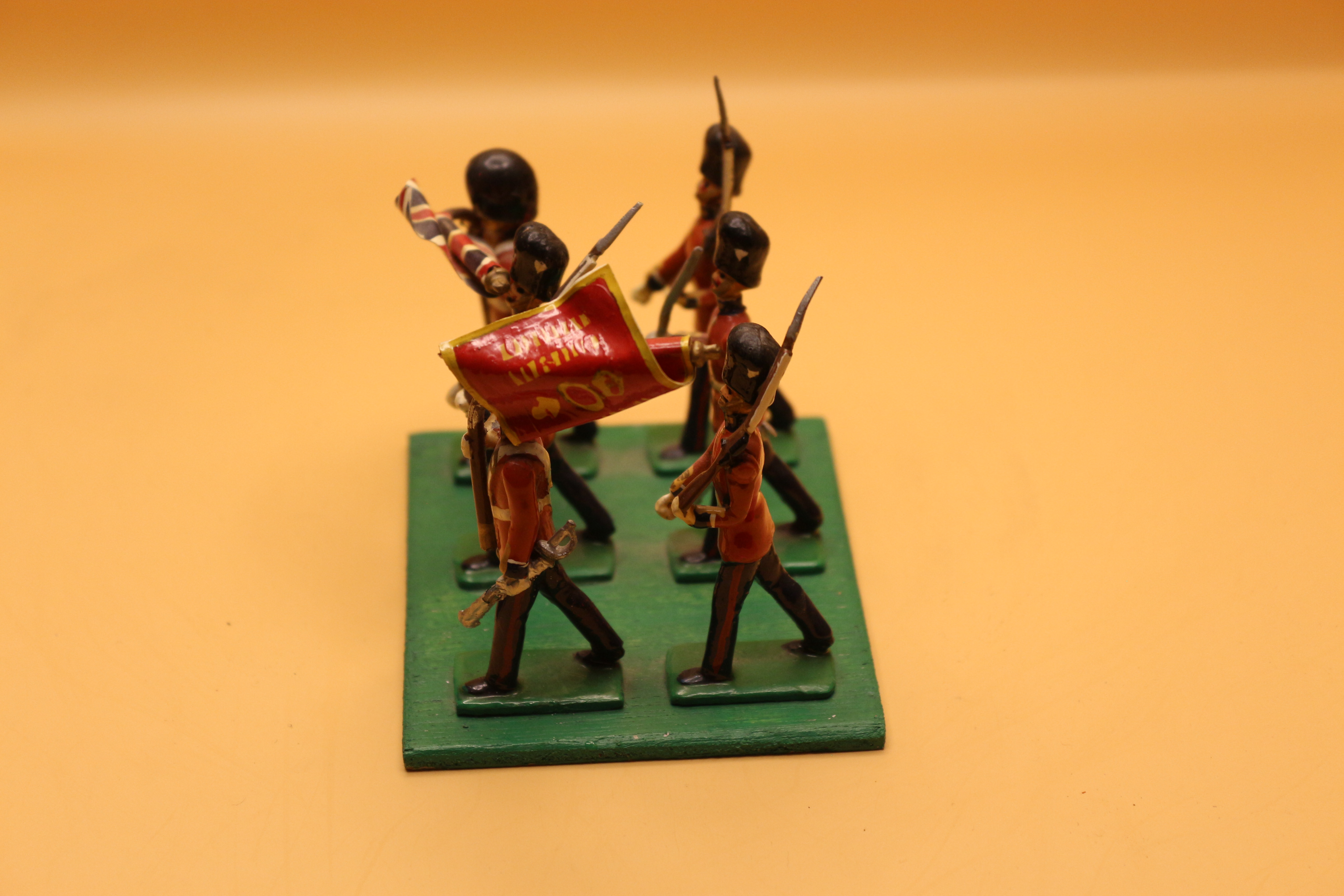 A Platoon Of Scots Guards On March!