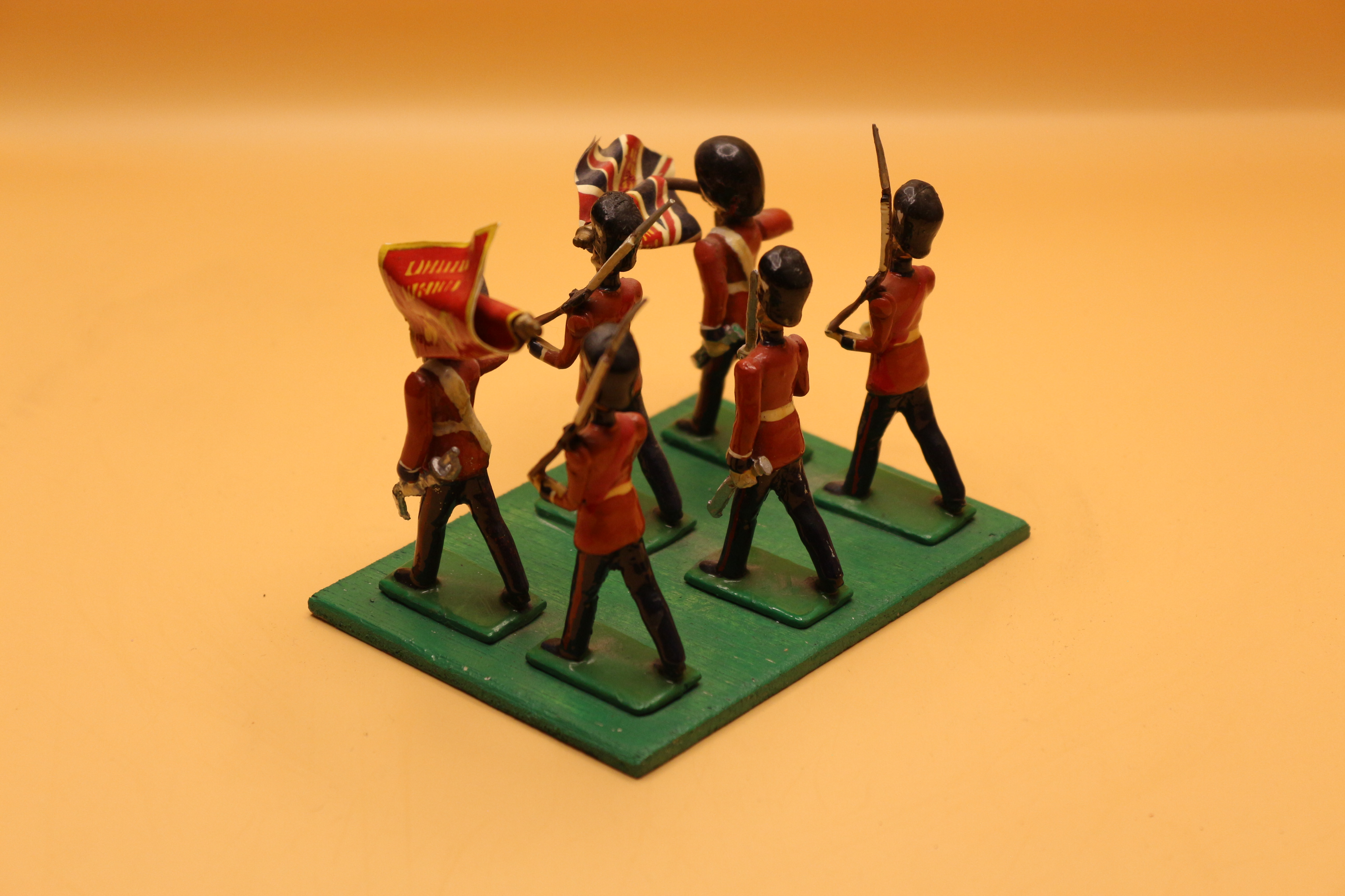 A Platoon Of Scots Guards On March!