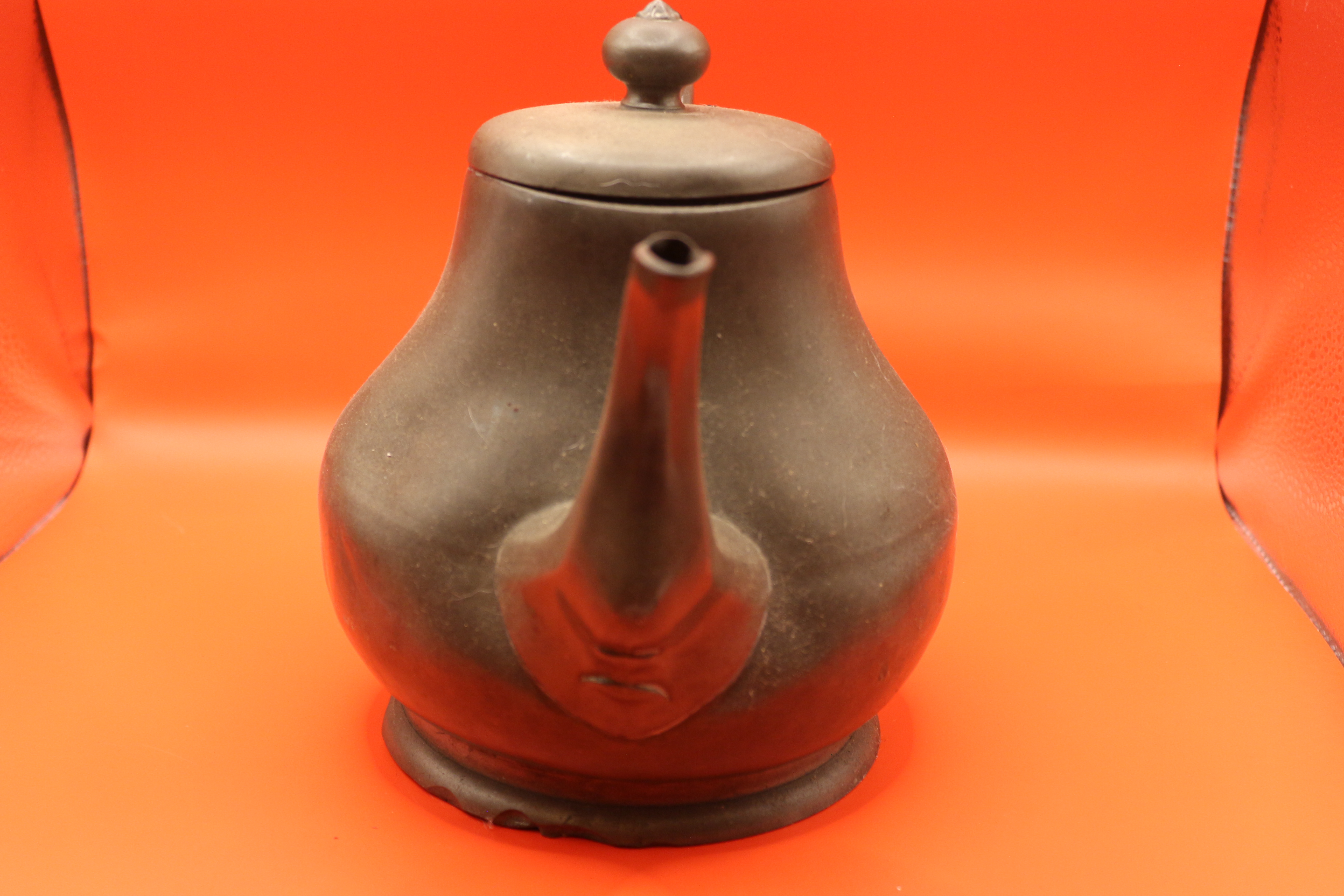 Quirky Vintage Very Old (Knocked About!) James Dickson and Sons Sheffield Pewter Teapot / Water Jug