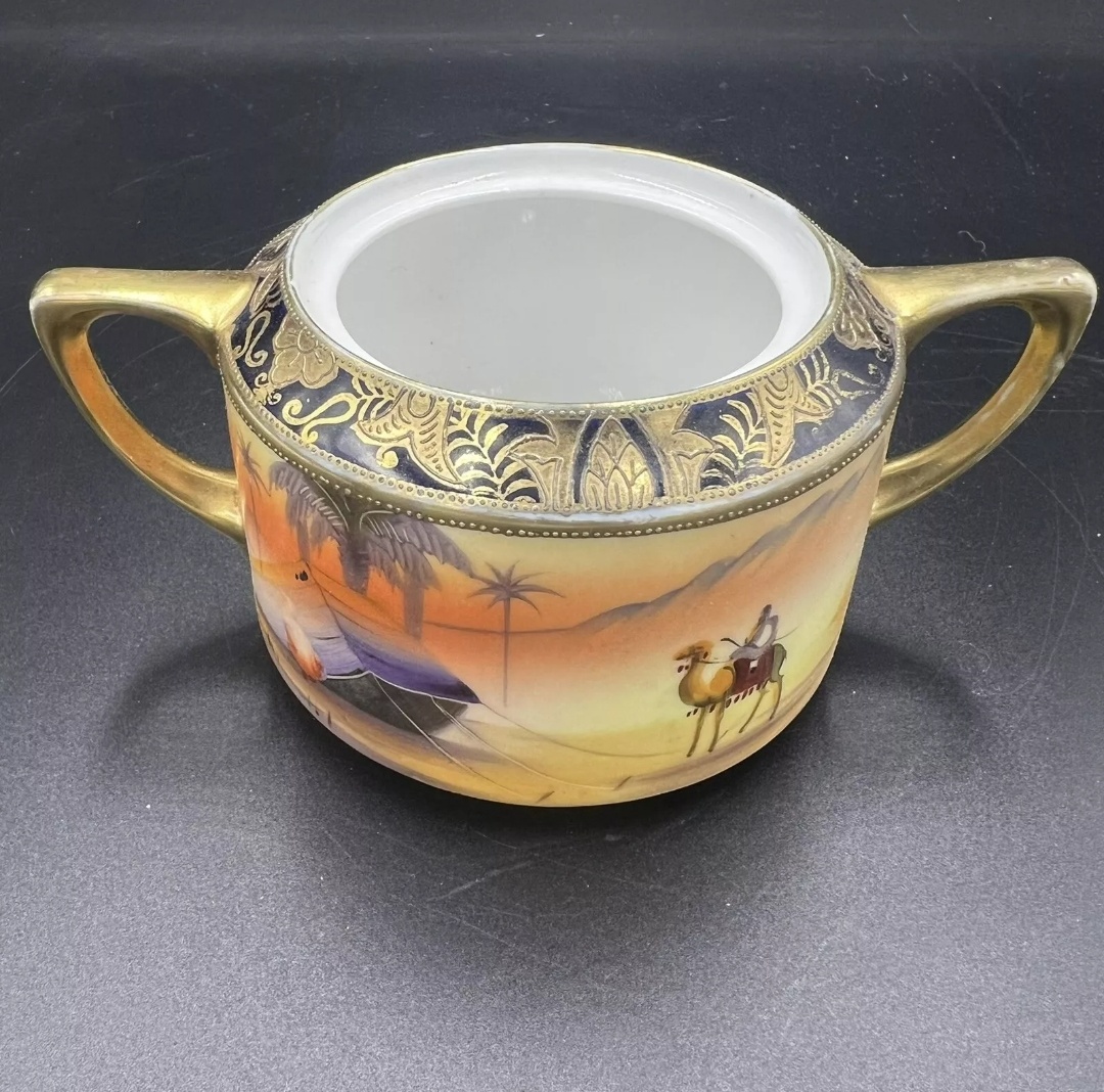 Egyptian 'Camel' Vase ~ Original Stunning 1940's!