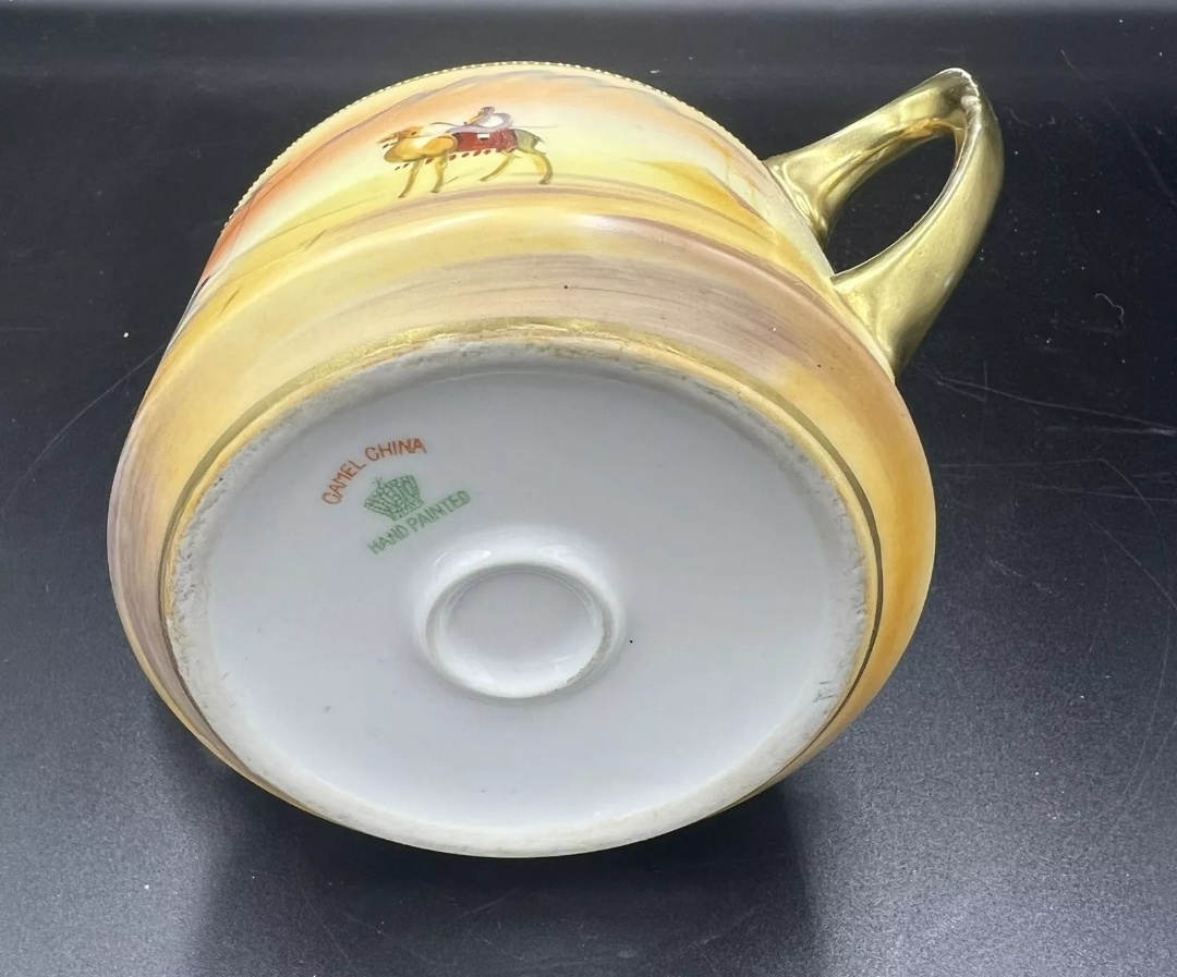 Egyptian 'Camel' Vase ~ Original Stunning 1940's!