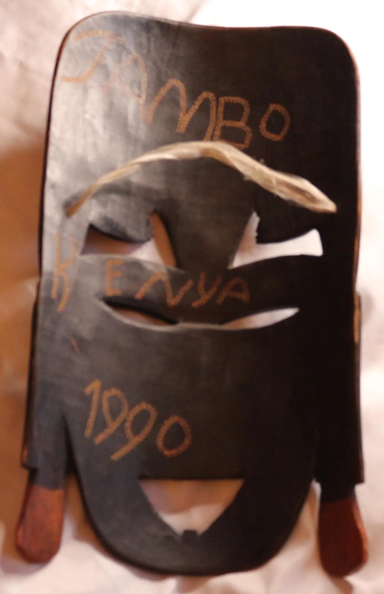 African Kenya Tribal Maasi Mask Genuine