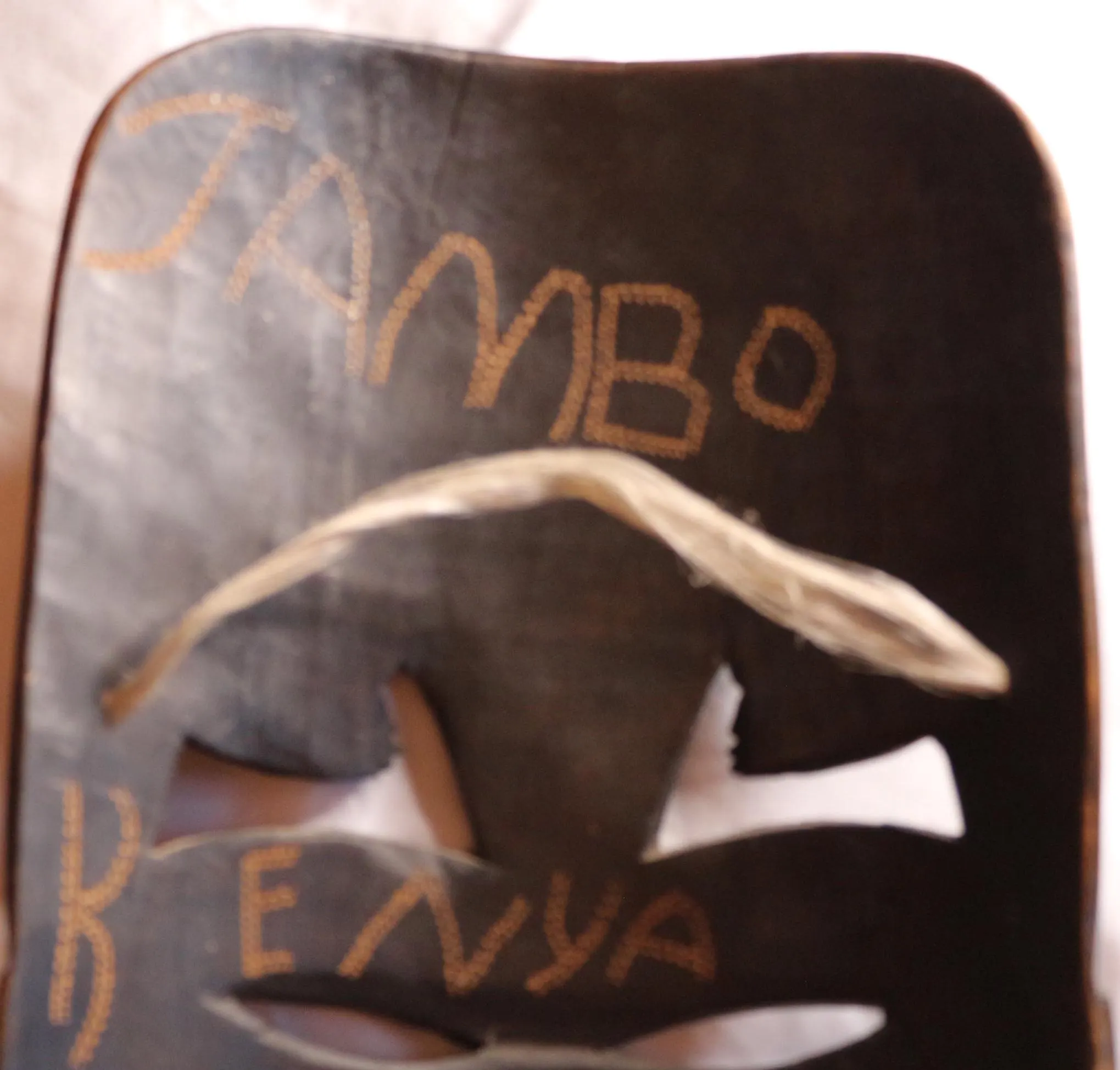 African Kenya Tribal Maasi Mask Genuine