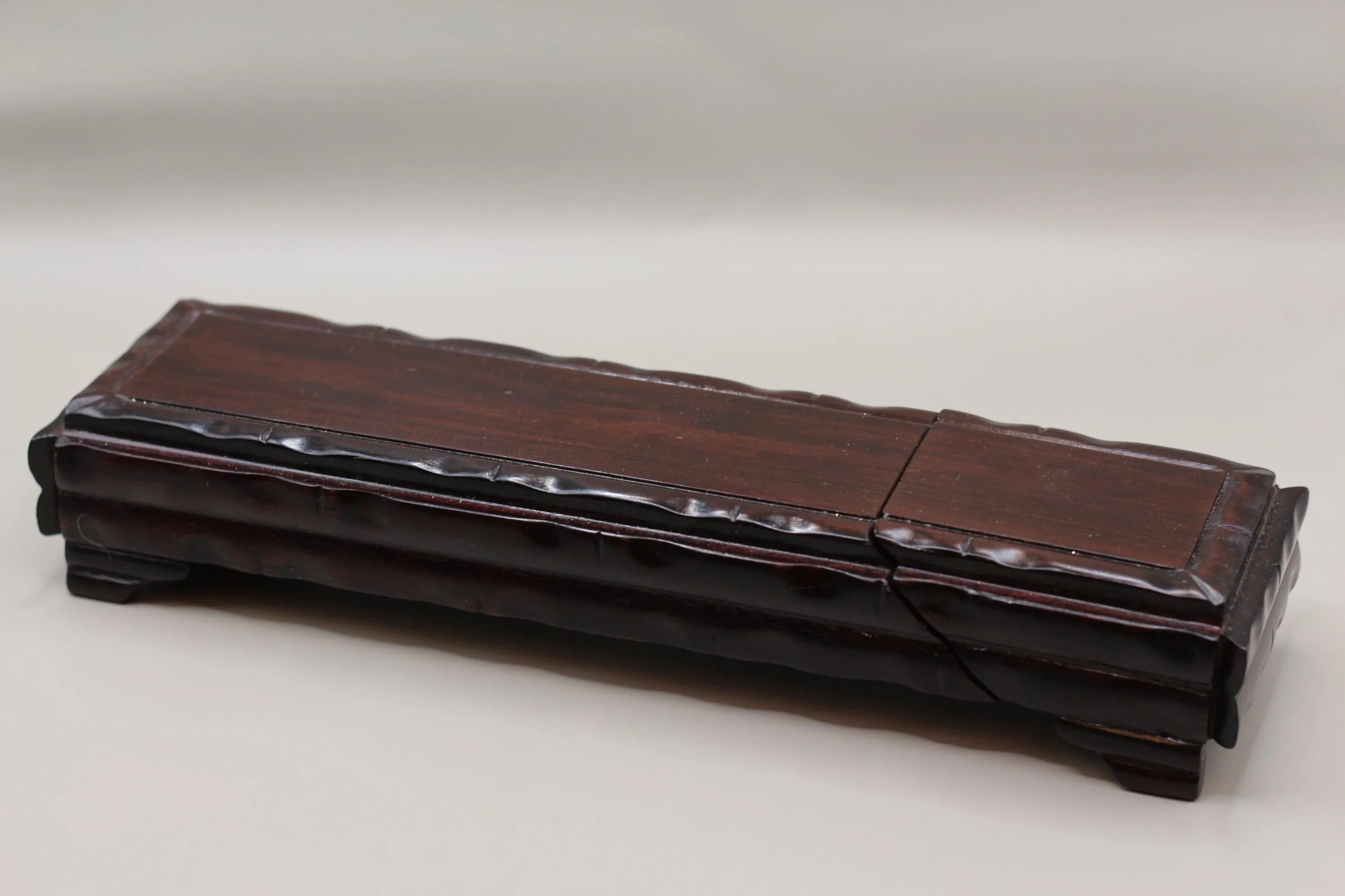 Tabletop Wooden Chopstick Holder / Dispenser Solid Wood, Beautiful.