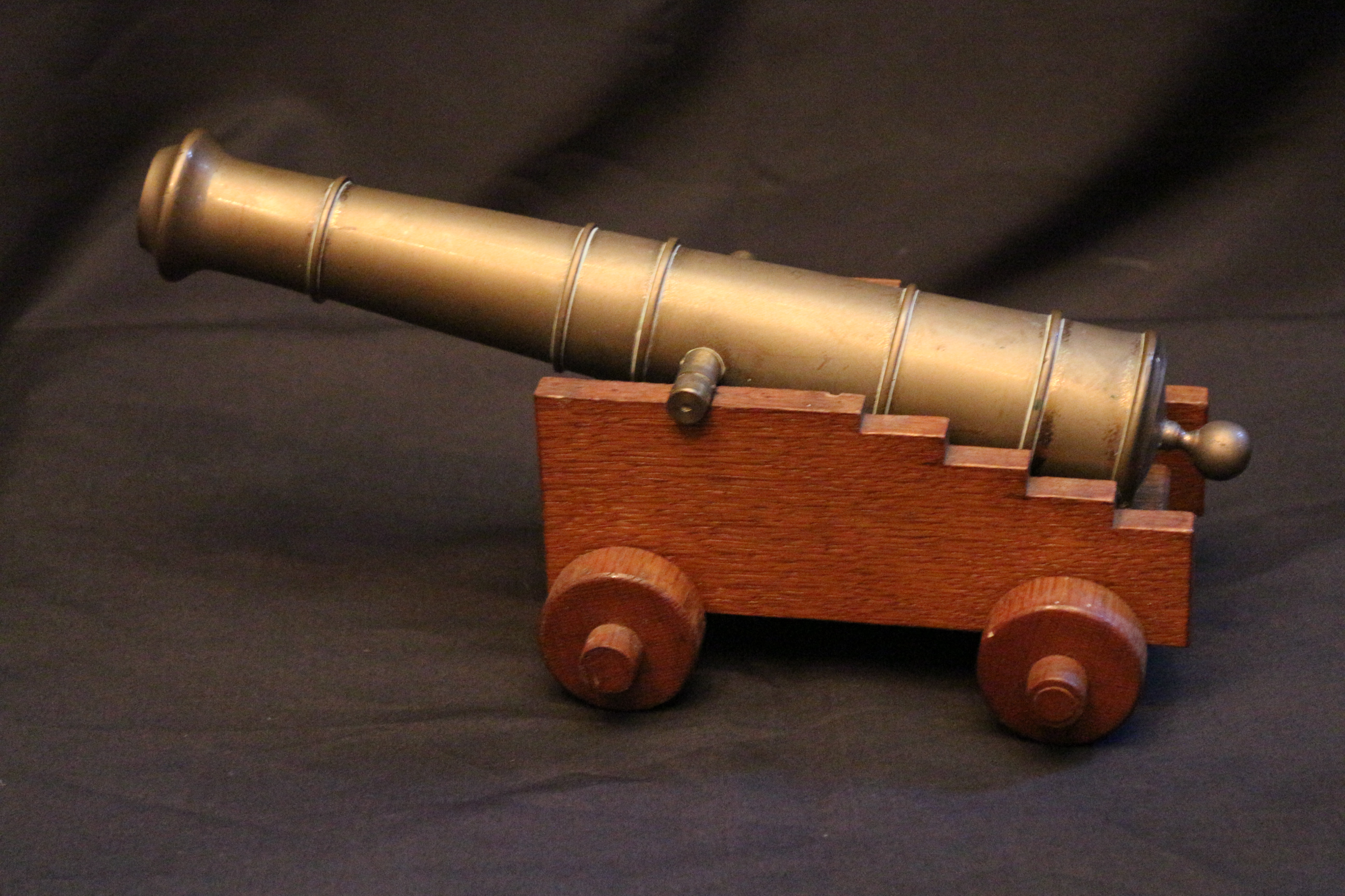 Brass Cannon A Beautiful Piece From Around 1960