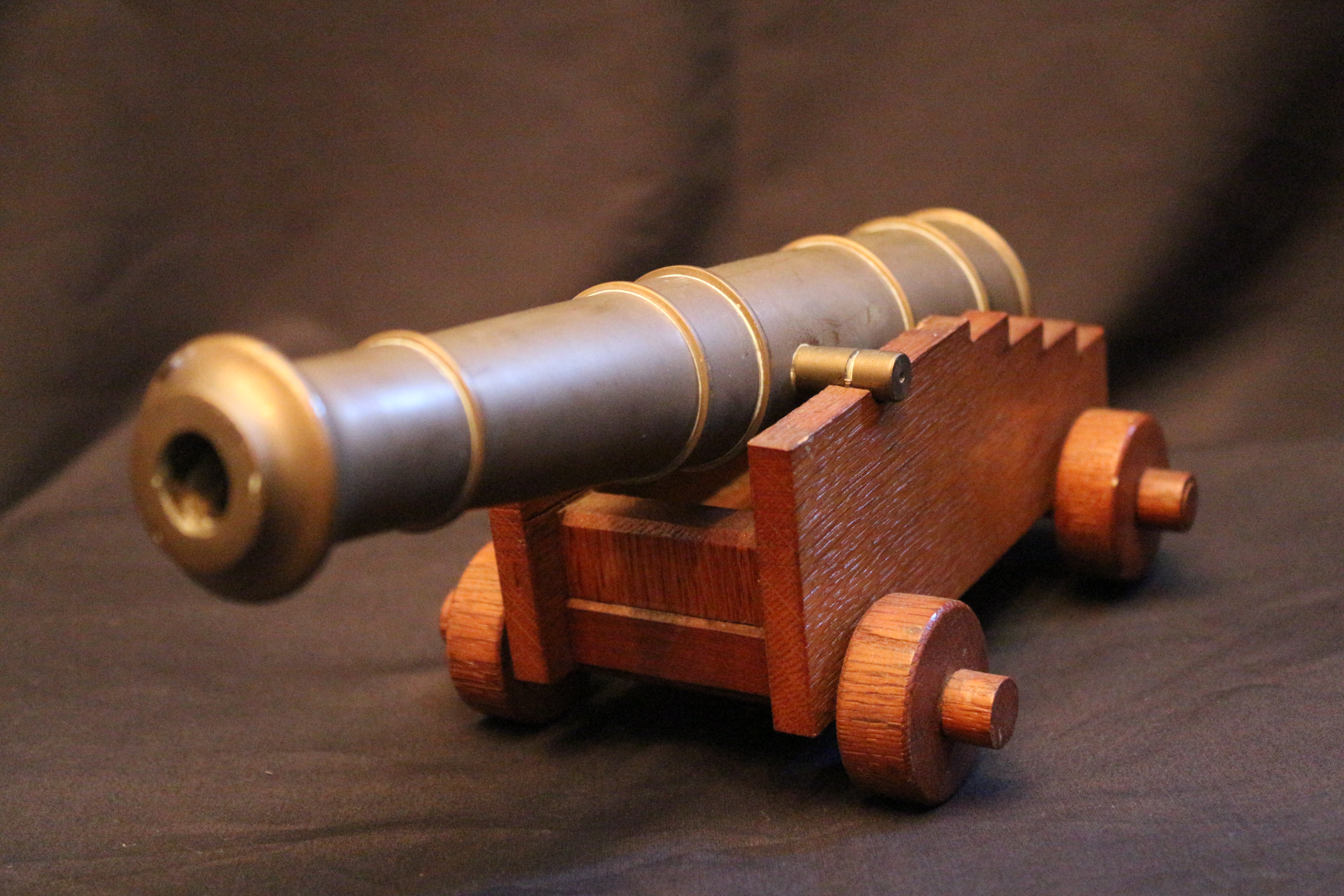 Brass Cannon A Beautiful Piece From Around 1960