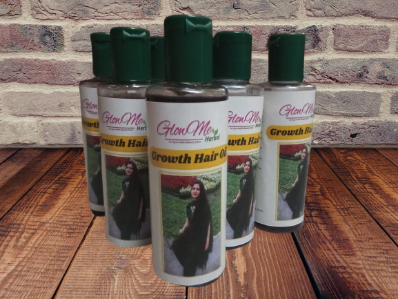 "GlowMe Herbal Hair Growth Oil: Boost & Nourish"