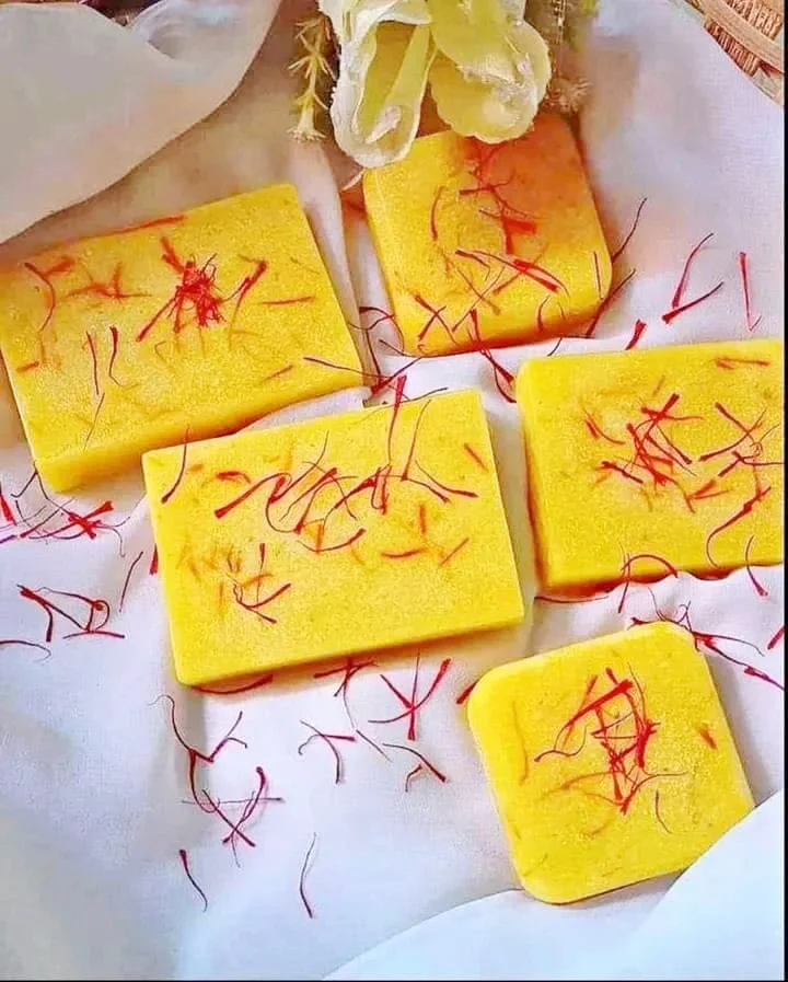 Milk Saffron Handmade Soap for Glowing Skin 