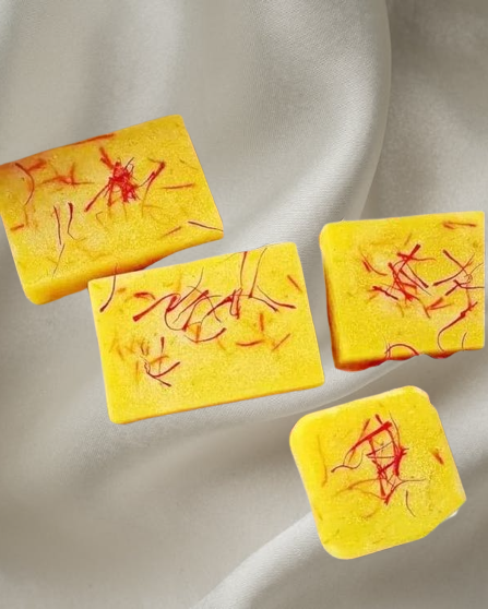 Milk Saffron Handmade Soap for Glowing Skin 