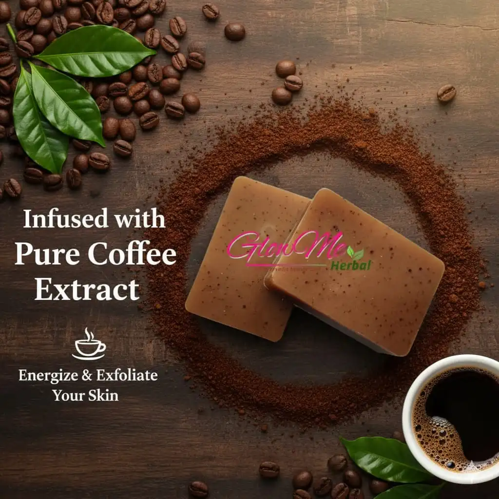 GlowMe Herbal Coffee DE -Tan Handmade Soap 