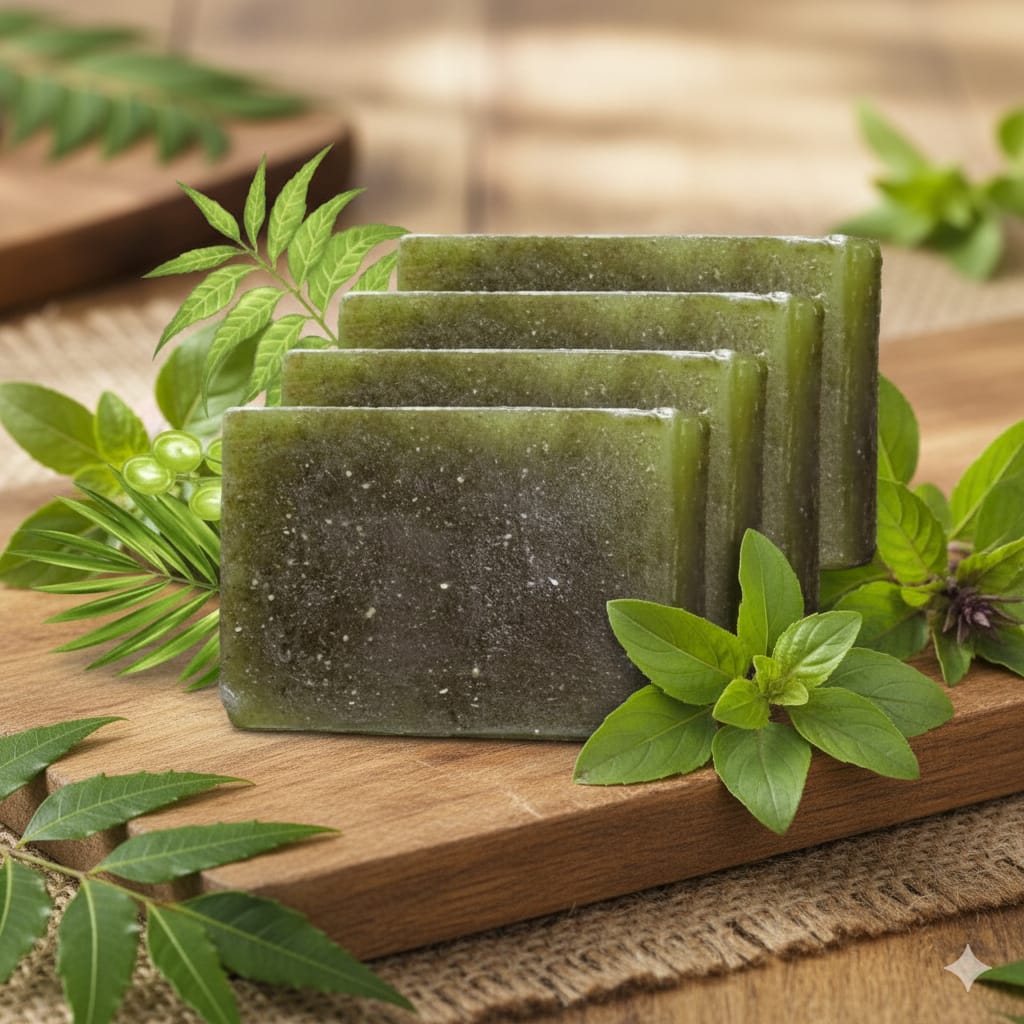 Ubtan Powder + Neem Tulsi Soap Combo 
