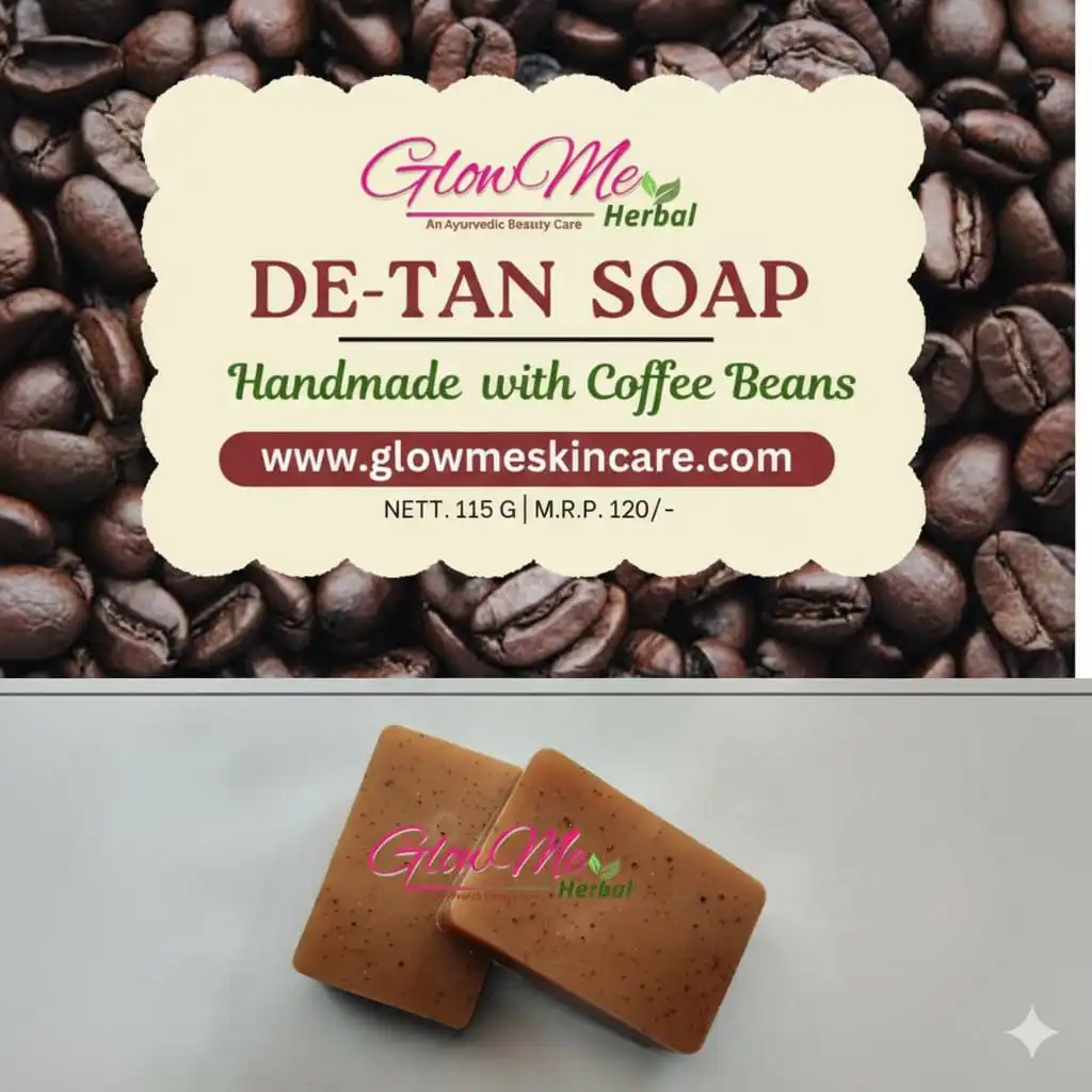 GlowMe Herbal Coffee DE -Tan Handmade Soap 