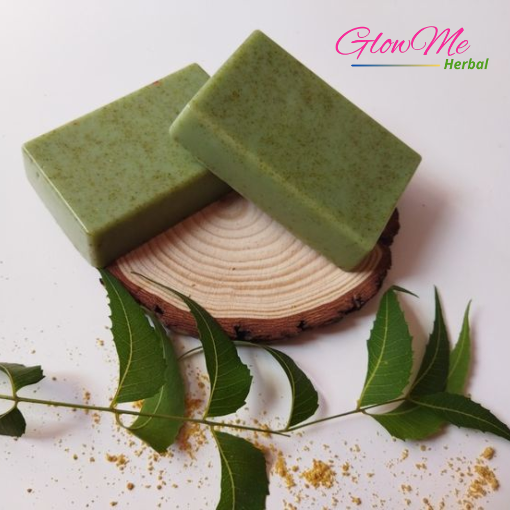 GlowMe Herbal Neem Tulsi Handmade Soap 