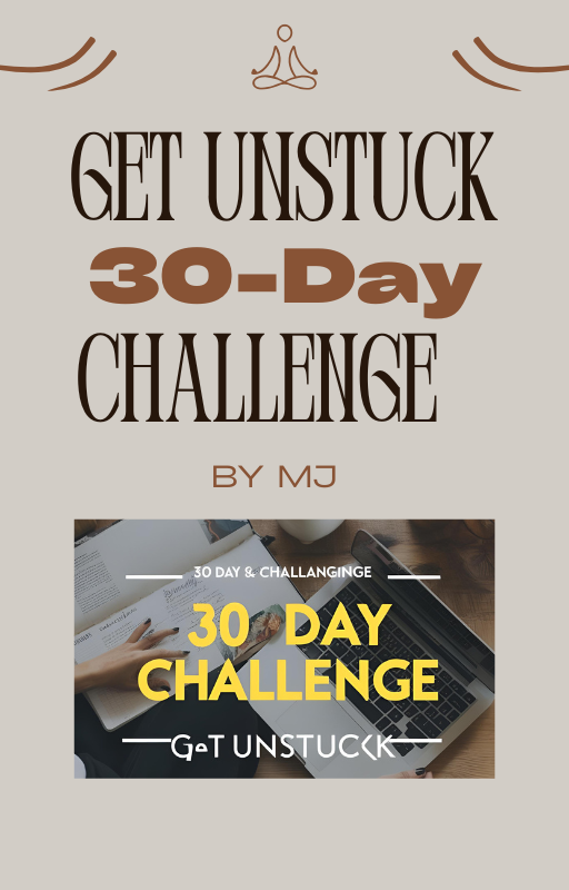 30-Day Get Unstuck Challenge Digital Workbook