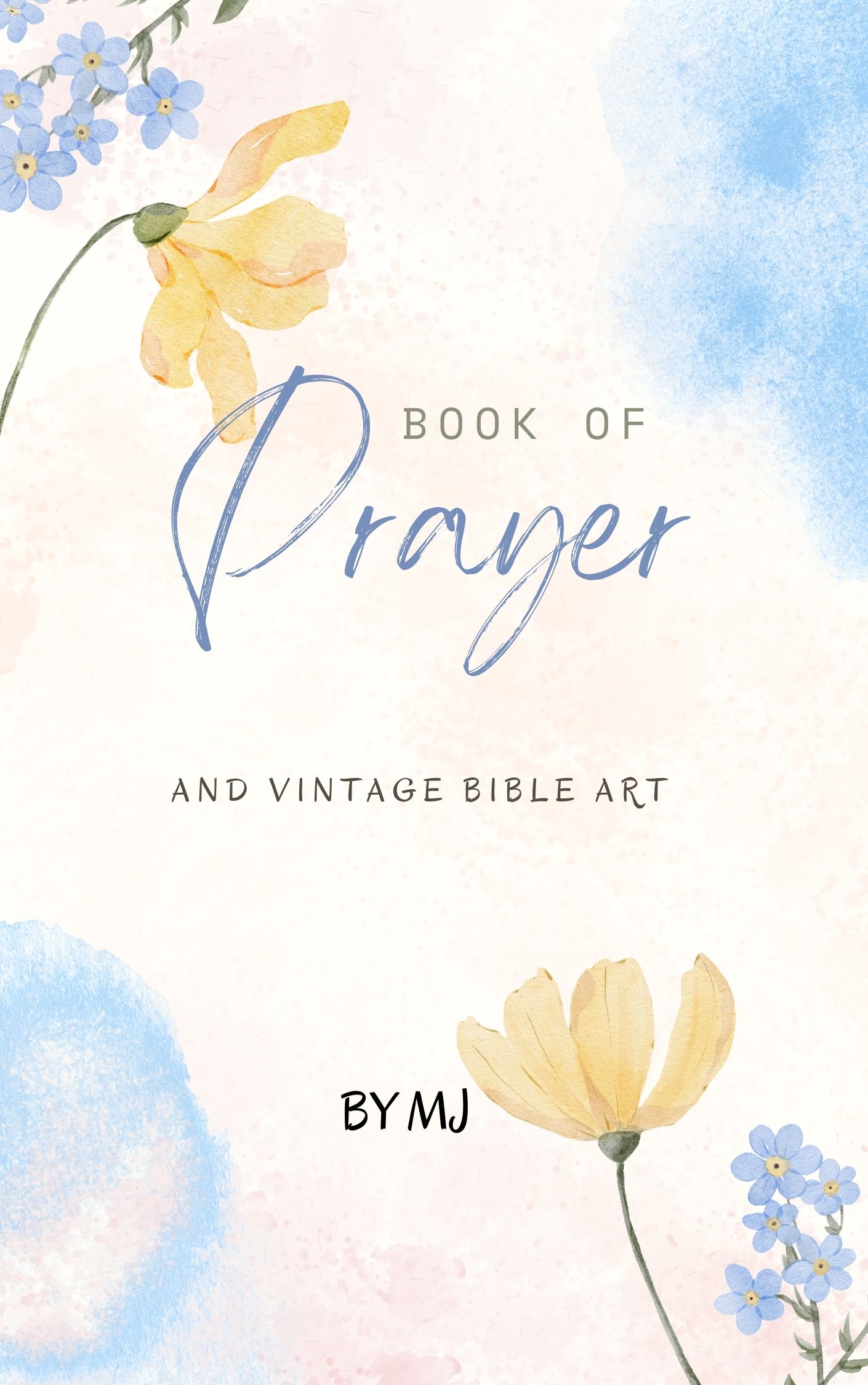 Book Of Prayers And Vintage Bible Art 