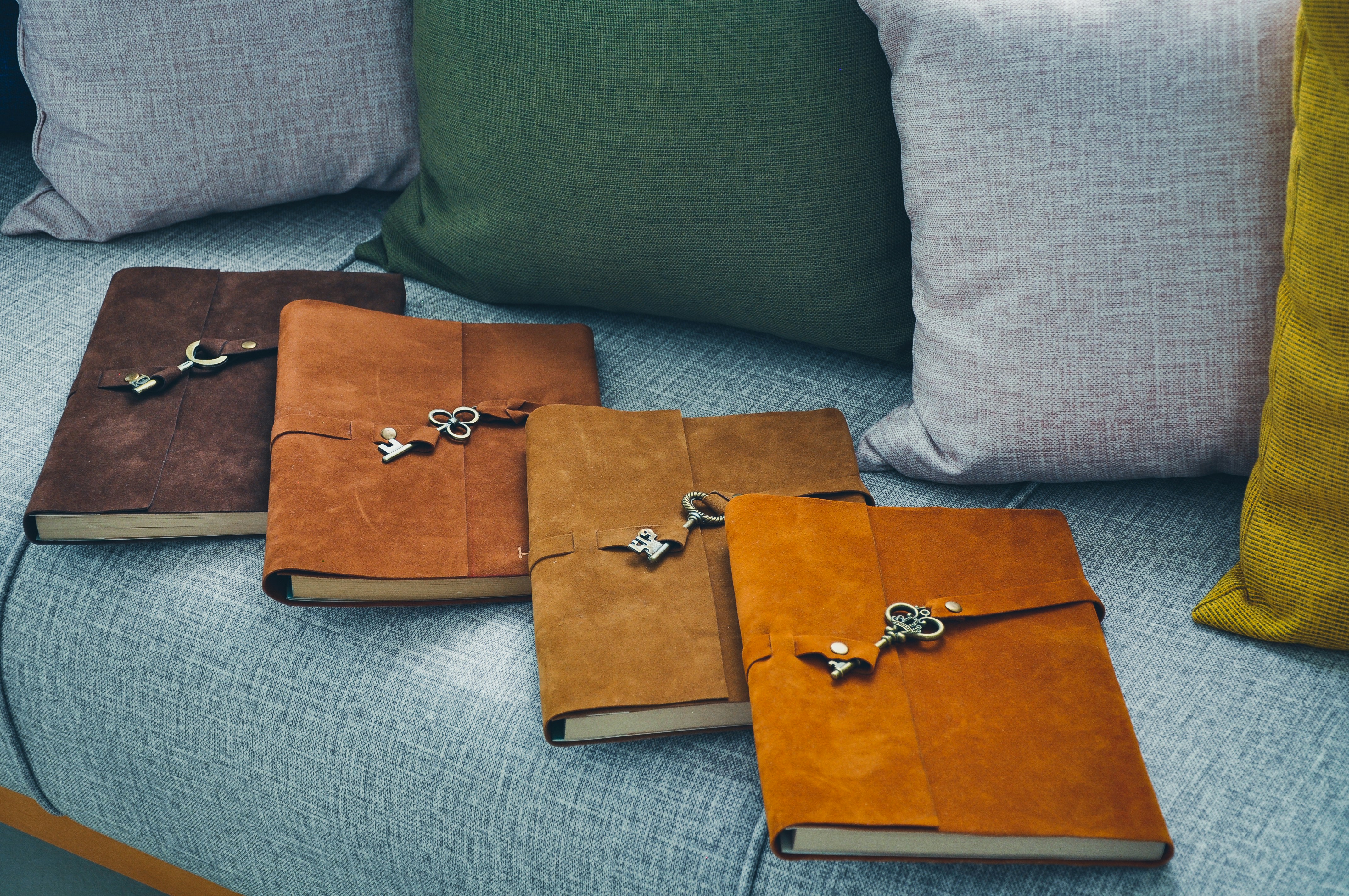 Inspirational Vintage Leather Journals with Pens You  Also Get A free digital Daily Gratitude Sentence  (150 master list)