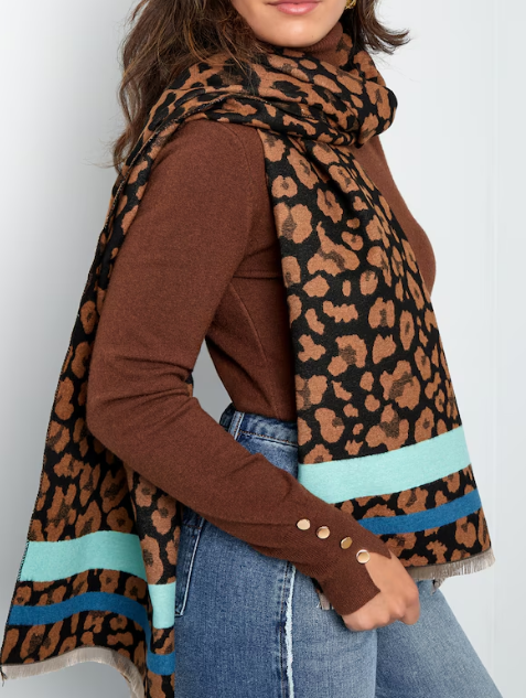 Leopard Print Scarf