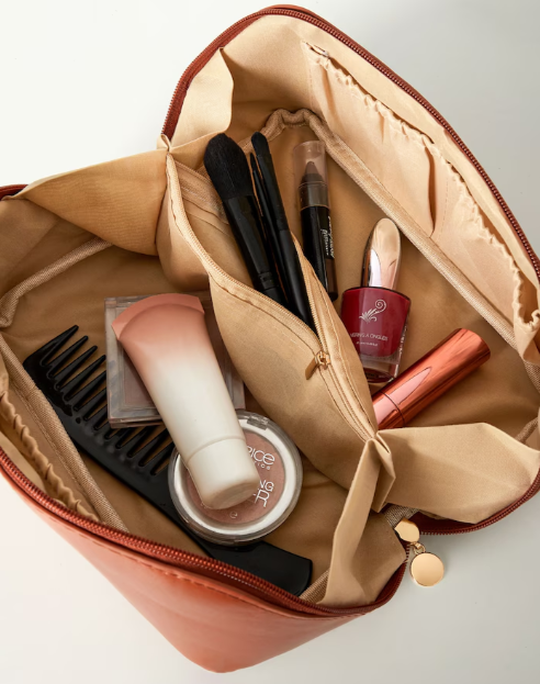 Leather Cosmetic Bag