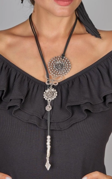 Handcrafted Floral Pendant Necklace